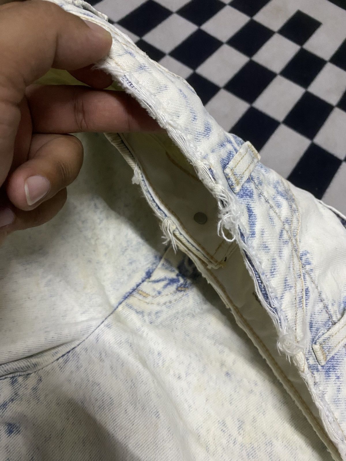 Levi's × Levi's Vintage Clothing × Vintage Vintage Levis Acid Wash Short Pants Size US 30 / EU 46 - 7 Thumbnail