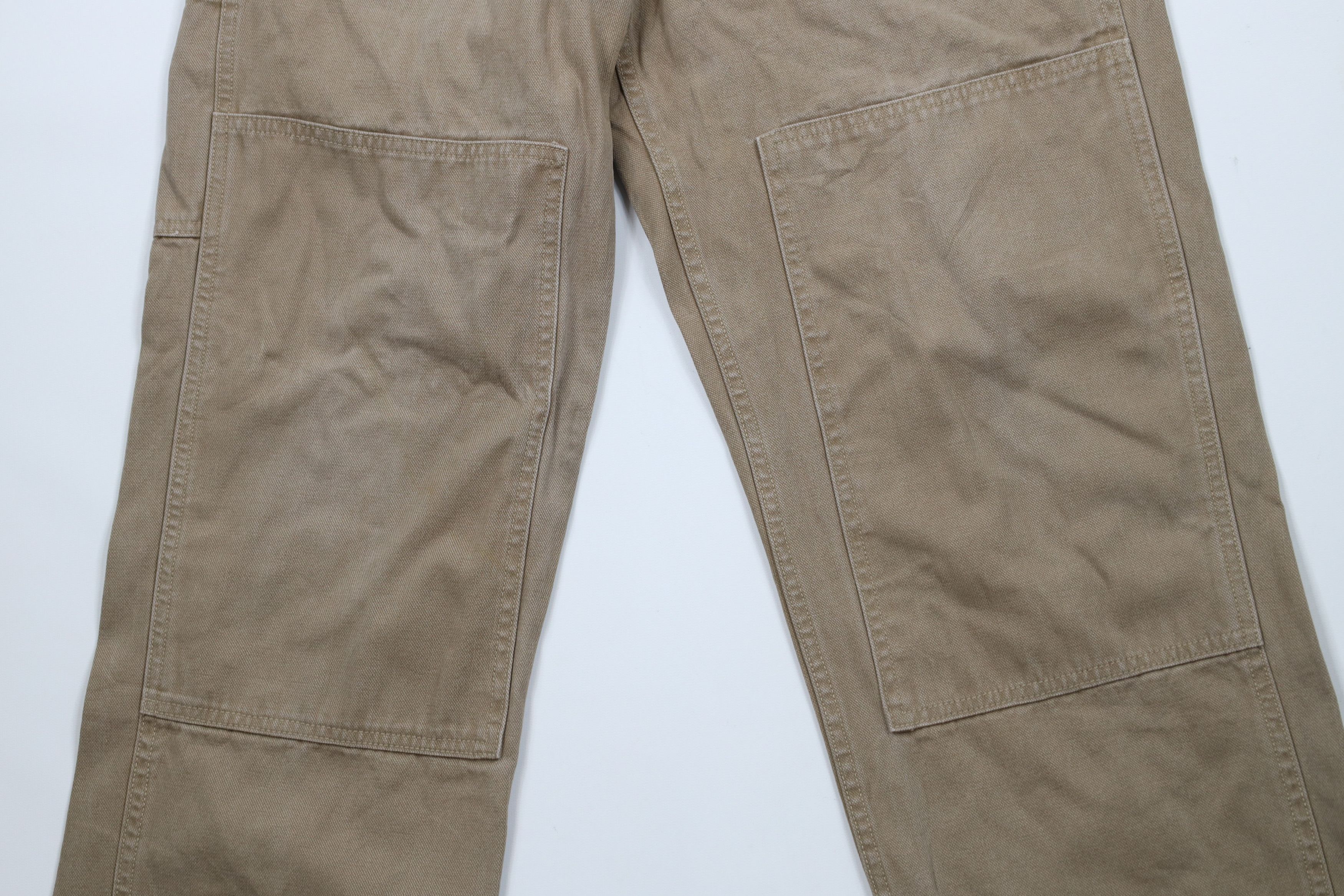 Gap × Vintage Vintage 90s Y2K Gap Miner Double Knee Wide Leg Canvas Jeans Size US 30 / EU 46 - 3 Thumbnail