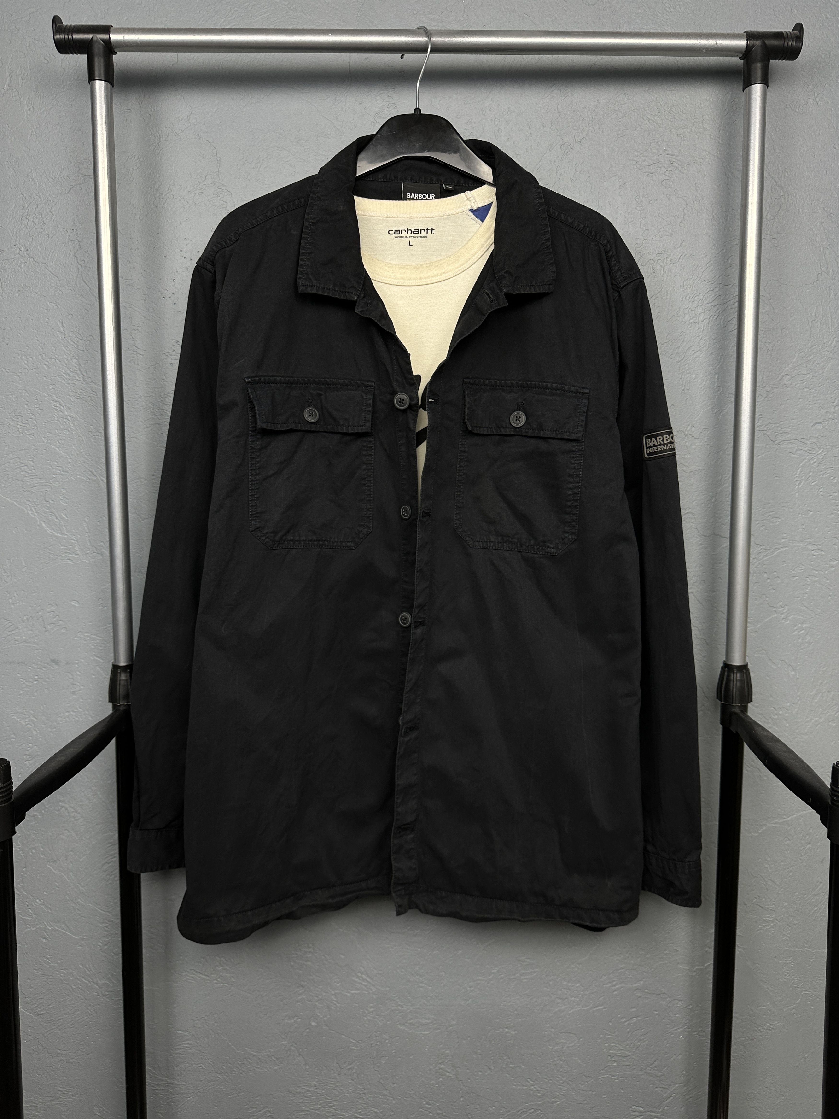 Barbour Barbour International Mens Overshirt Jacket Size US XXL / EU 58 / 5 - 1 Thumbnail