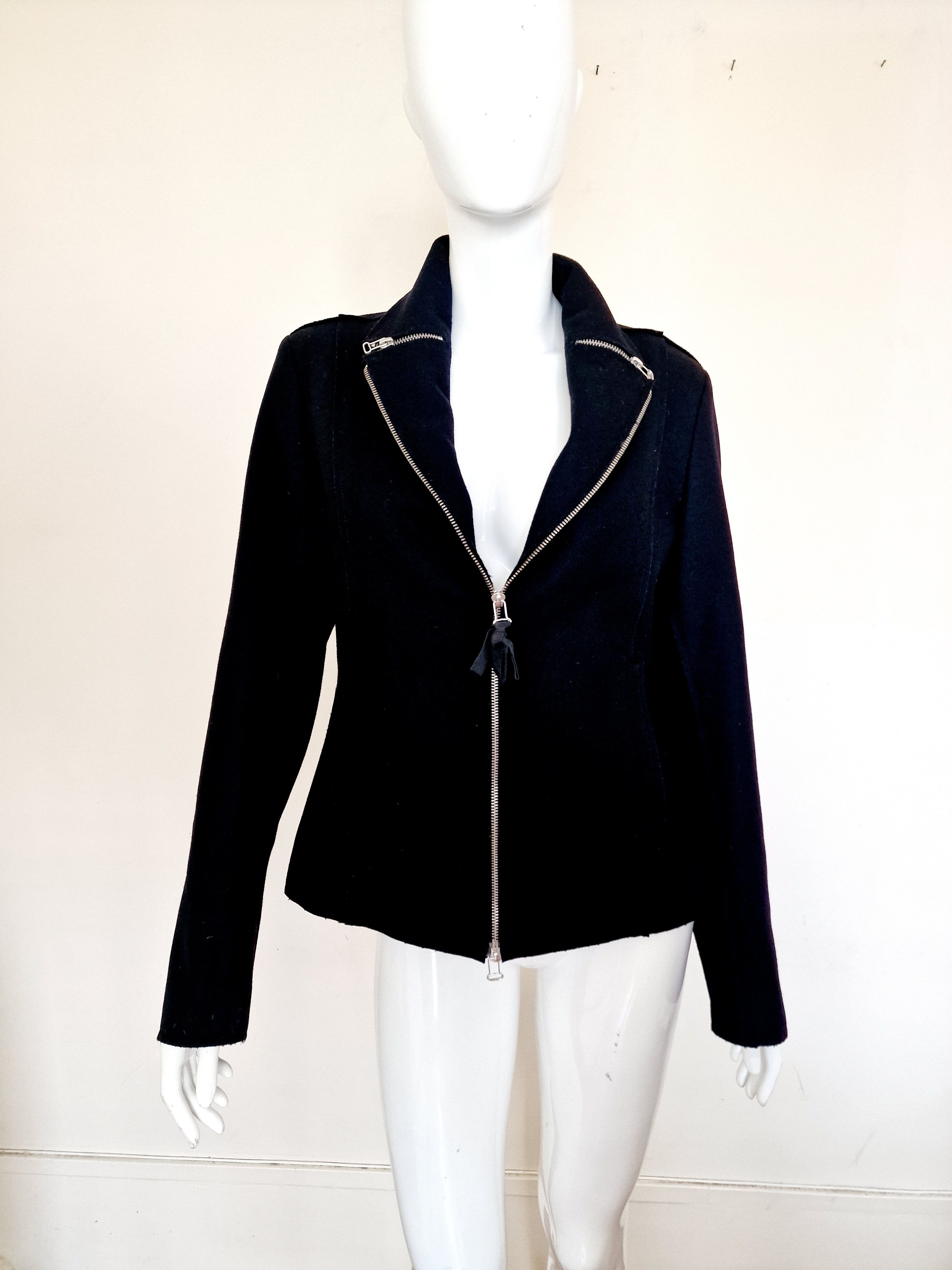 Maison Margiela Martin Maison Margiela F/W 2006 Zipper Zip Wool Jacket Size M / US 6-8 / IT 42-44 - 1 Thumbnail