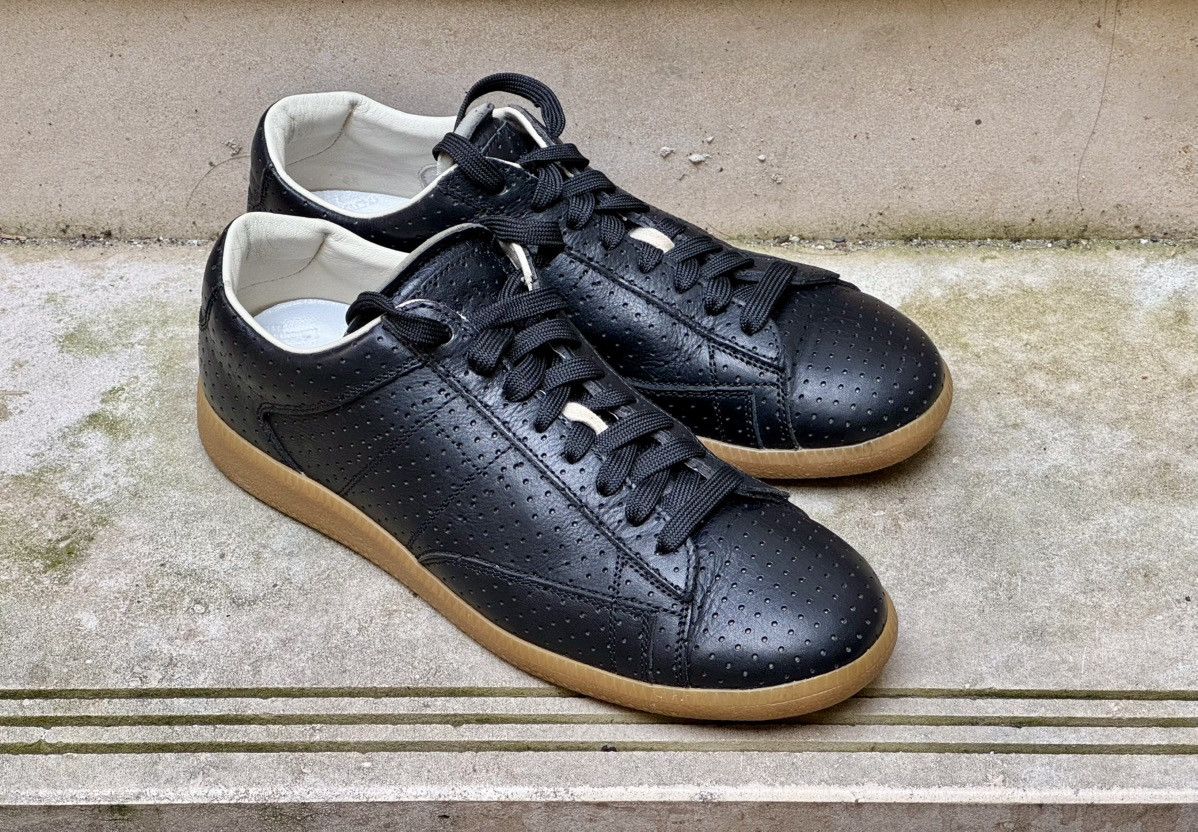 Maison Margiela Maison Margiela Replica perforated black leather Size US 8 / EU 41 - 5 Thumbnail