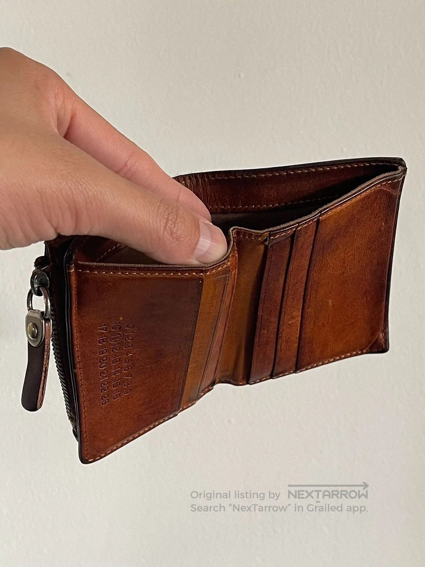Maison Margiela Maison Martin Margiela Small Leather Wallet. Size ONE SIZE - 6 Thumbnail