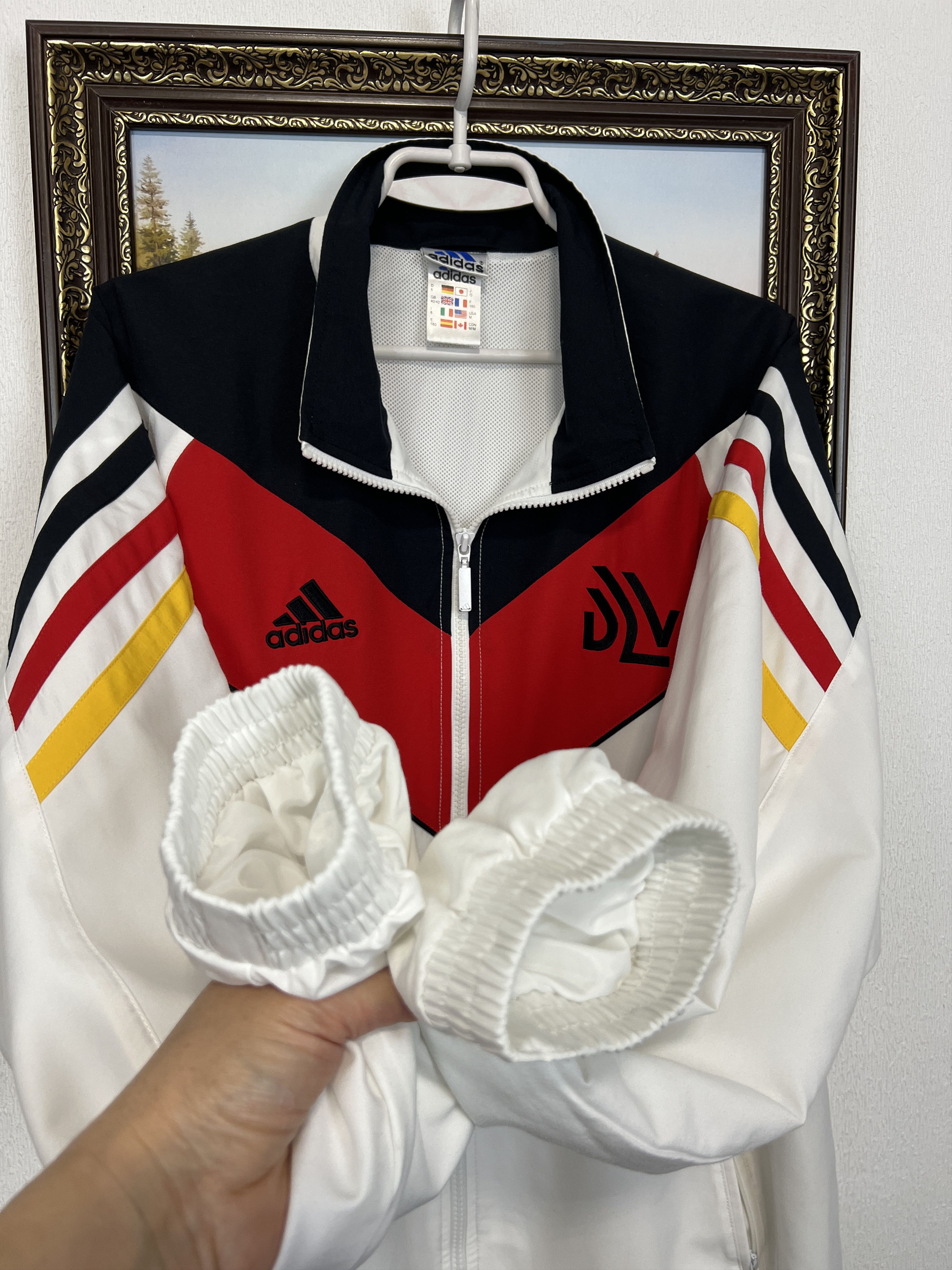 Adidas Vintage Adidas Germany Olympics Nagano Jacket Track Top Rare Size US M / EU 48-50 / 2 - 6 Thumbnail