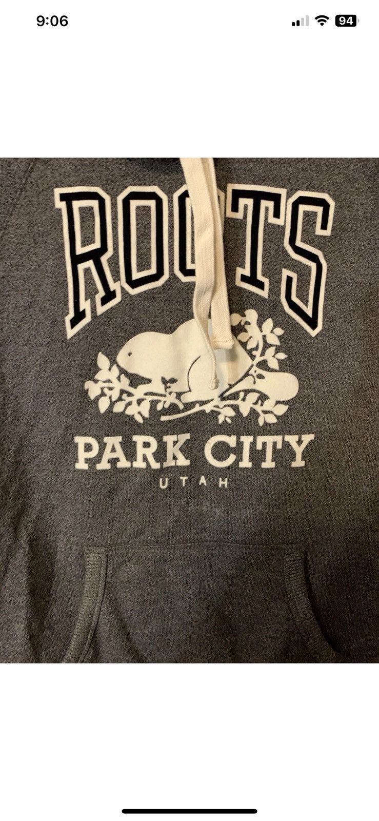 Roots Roots womens sz XS hoodie canada park city utah gray Size XS / US 0-2 / IT 36-38 - 1 Thumbnail