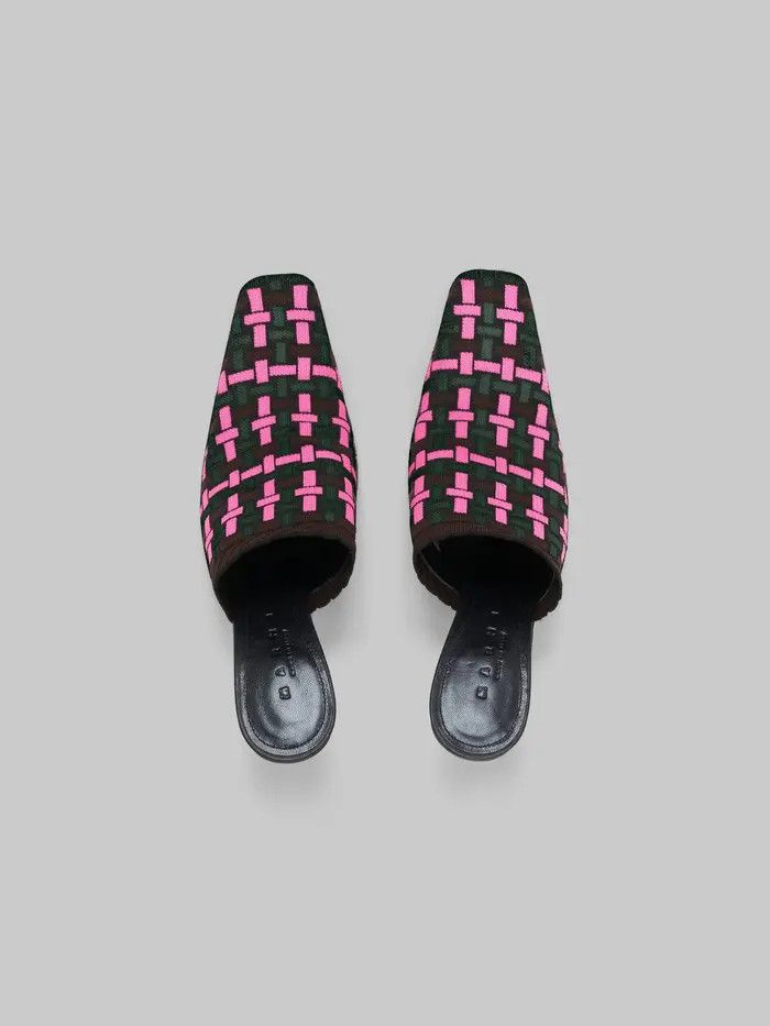 o1w1db10125 Mules in Multicolor Mules