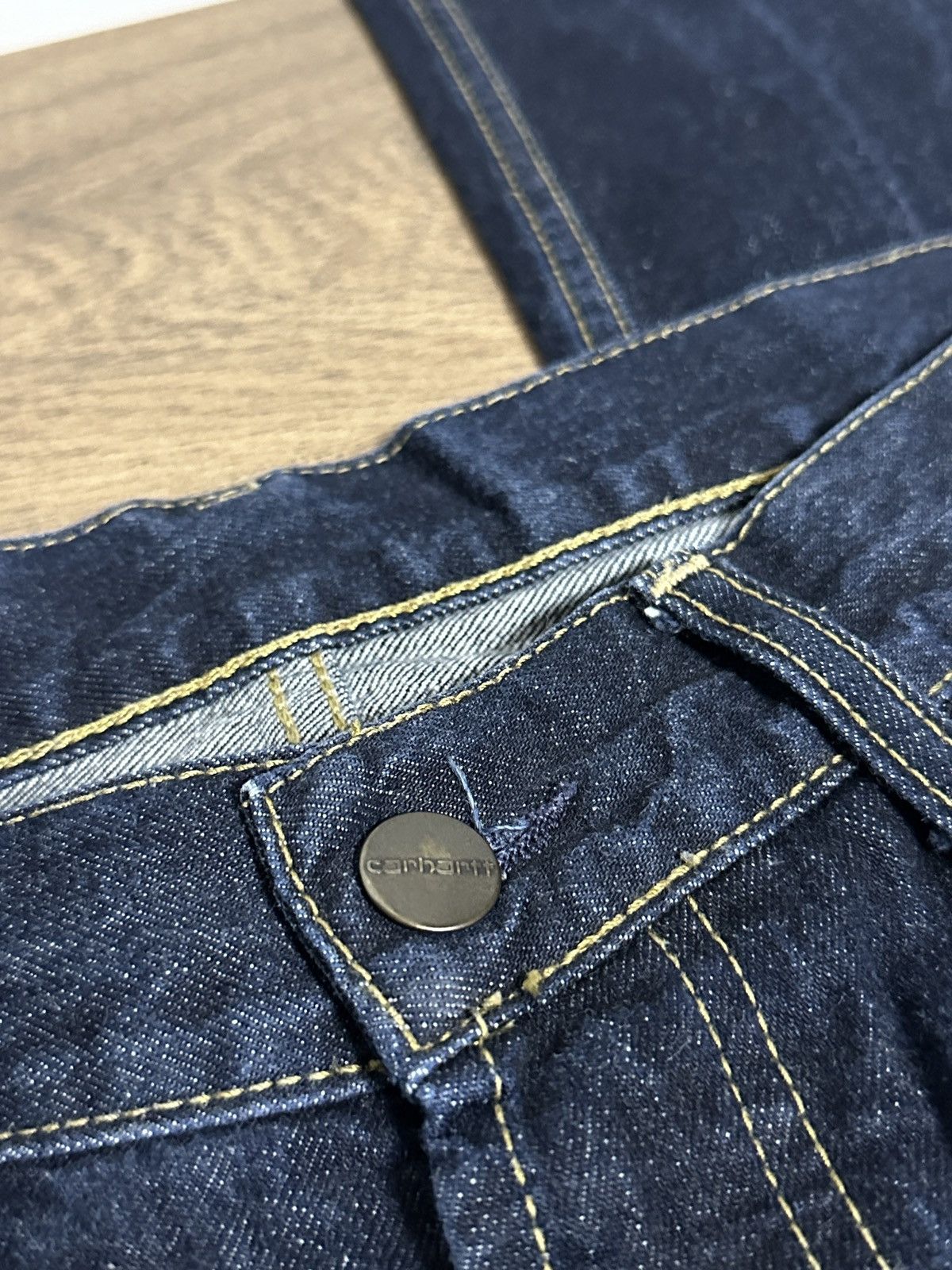 Carhartt × Vintage Carhartt Texas Wash Denim Blue Pants Jeans Size 30x32 Size US 30 / EU 46 - 12 Thumbnail