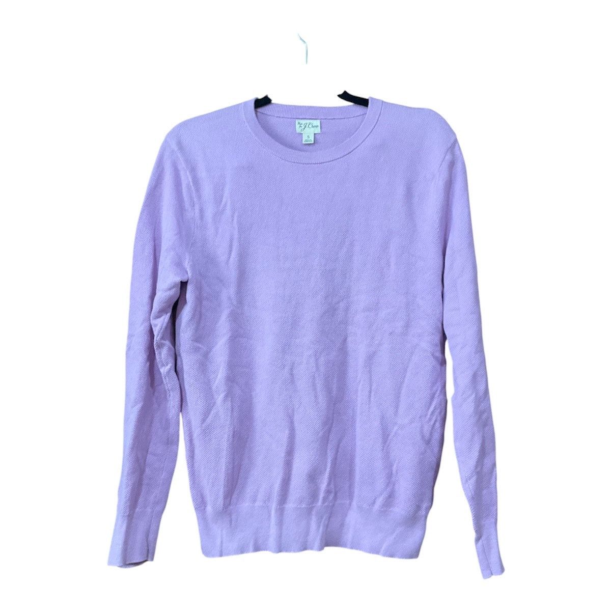 J. Crew Sweater Lavender Lilac Women Small 100% Cotton Nwot, Women's