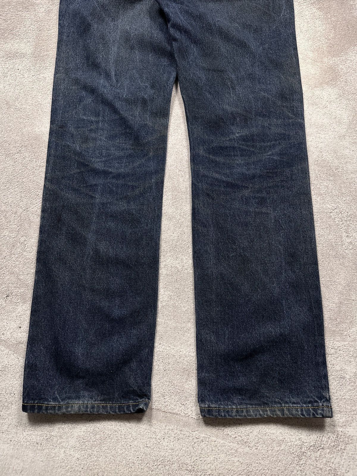 Vintage Vintage Helmut Lang Style Distressed Painted Jeans Denim Size US 34 / EU 50 - 9 Thumbnail