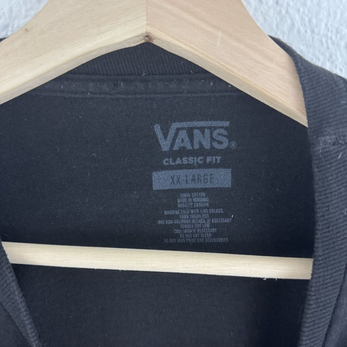 Vans VANS Black Skunked Since 1966 Skater Long Sleeve Tee Size US XXL / EU 58 / 5 - 5 Thumbnail