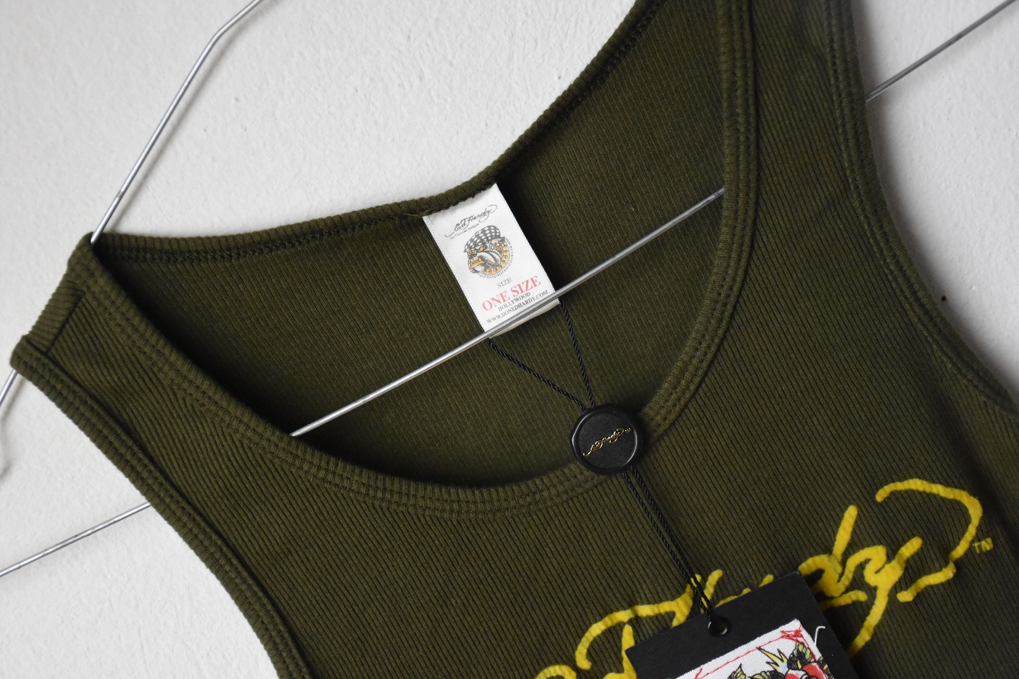 Ed Hardy Y2K vintage Ed Hardy unworn dress t-shirt rose sword panther Size ONE SIZE - 6 Thumbnail