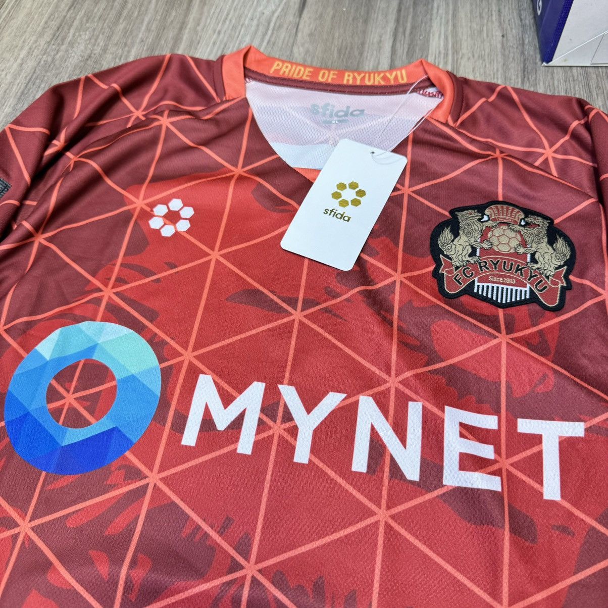 Japanese Brand FC Ryukyu 2021 home shirt #6 Koki (Bnwt) Size US L / EU 52-54 / 3 - 4 Thumbnail
