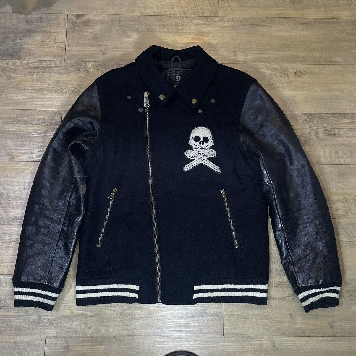 Beams Plus × Japanese Brand Beams clothing leather jacket Size US L / EU 52-54 / 3 - 1 Thumbnail