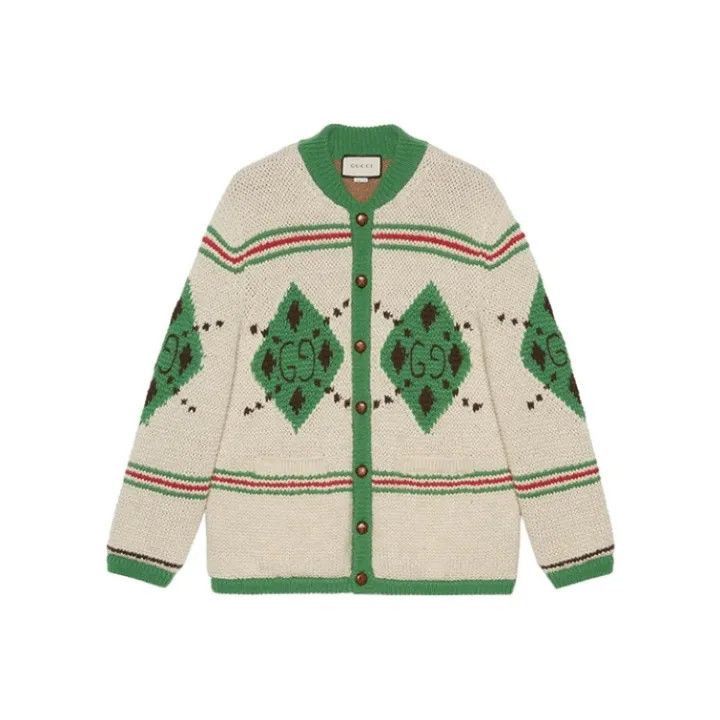 Gucci Gucci Alpaca Cardigan for Women in Ivory-2507 Size L / US 10 / IT 46 - 7 Thumbnail