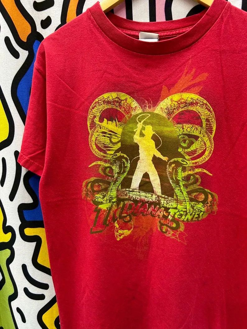 Vintage Vintage 2000s Indiana Jones Movie tshirt size M Size US M / EU 48-50 / 2 - 1 Thumbnail