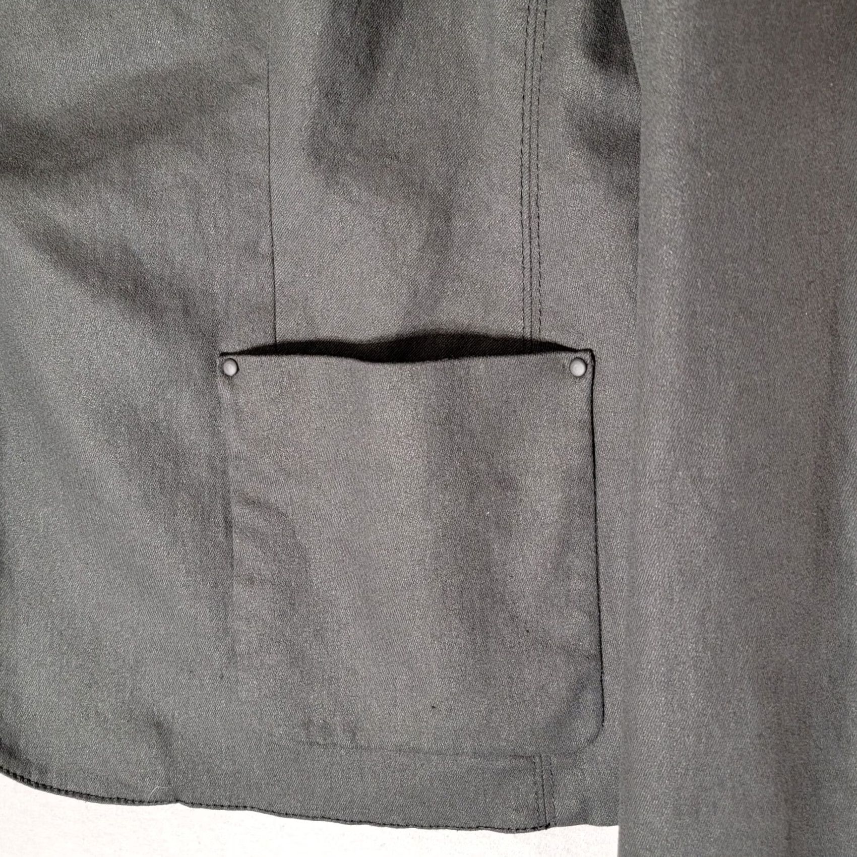Cotton On Etcetera Blazer Jacket Black 12 Cotton One Button Pockets Notch Lined Shoulder Pads Single-Breasted Women’s Blazer Size XL / US 12-14 / IT 48-50 - 4 Thumbnail