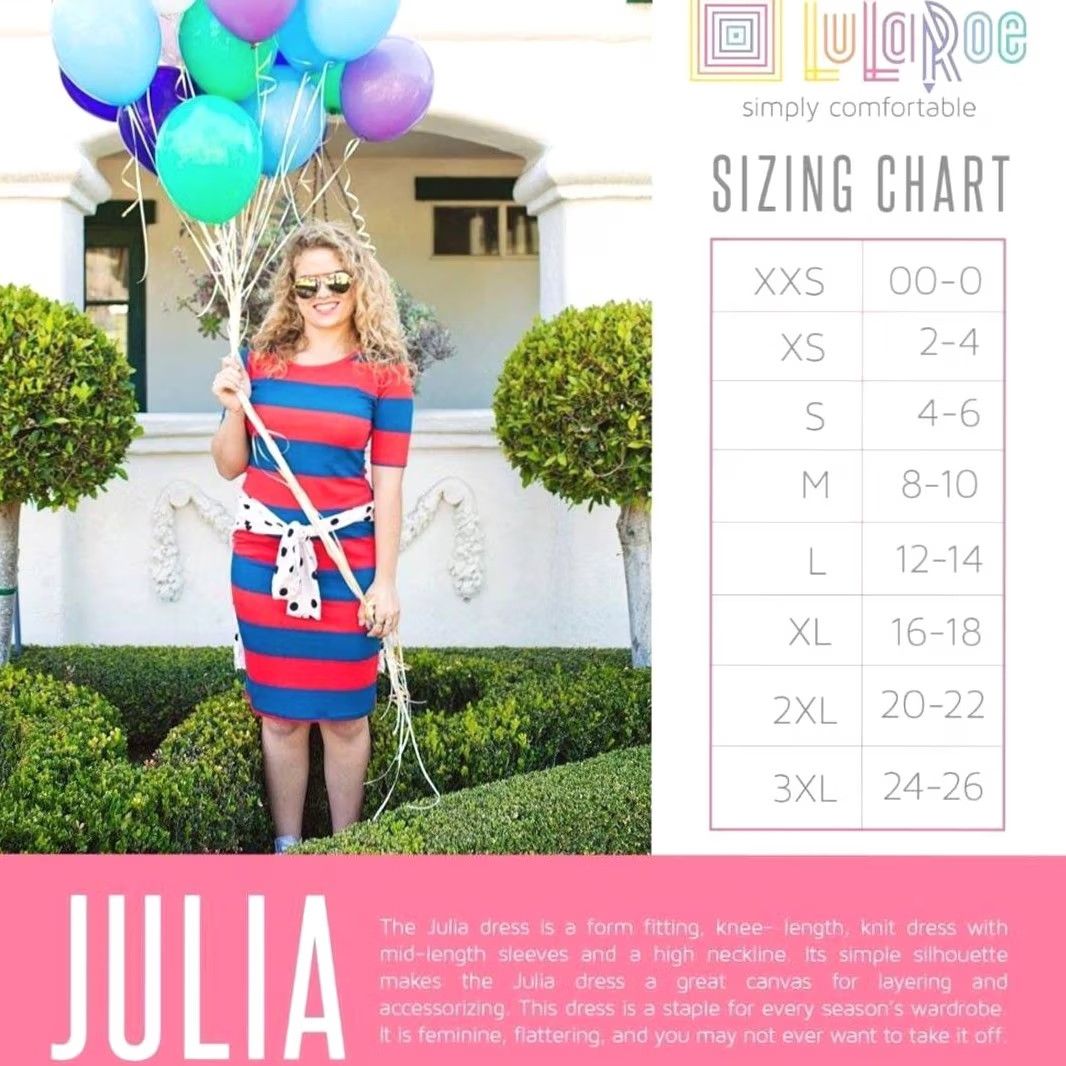 Vintage LuLaRoe Julia Dress Heather Red Gray Unicorn 2XS Womens Short Sleeve Knee Length Solid Stretch Slim Fit Dress Womens II 2XS Size XXS / US 00 / IT 34 - 7 Thumbnail
