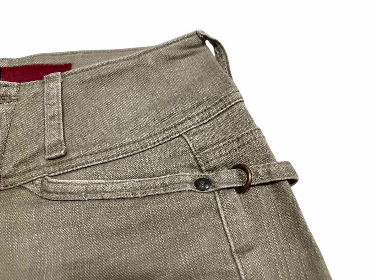 Marithe + Francois Girbaud 🔥Sick Y2K Marithe Francois Girbaud Flared Denim Loop Rivet Size US 29 - 6 Thumbnail