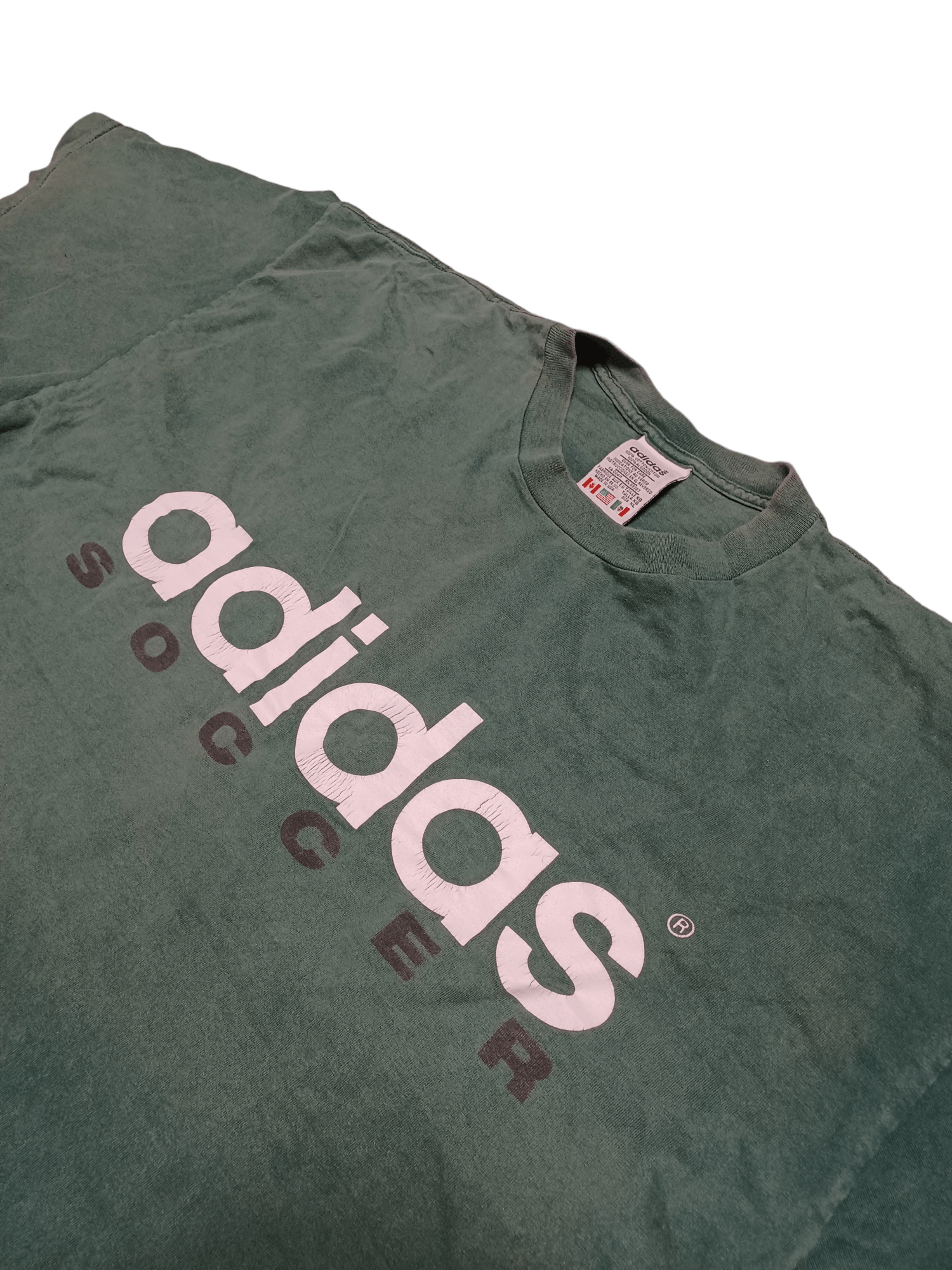 Adidas ADIDAS SOCCER MADE IN USA VINTAGE 90S TEE Size US XL / EU 56 / 4 - 3 Thumbnail