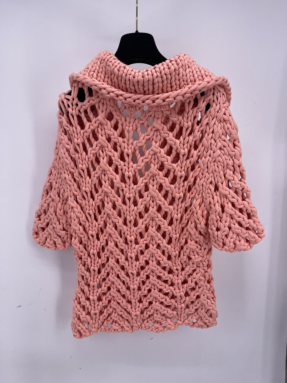 Bottega Veneta Bottega Crotchet Polo Pink Size S RRP $1500 Size US S / EU 44-46 / 1 - 2 Thumbnail