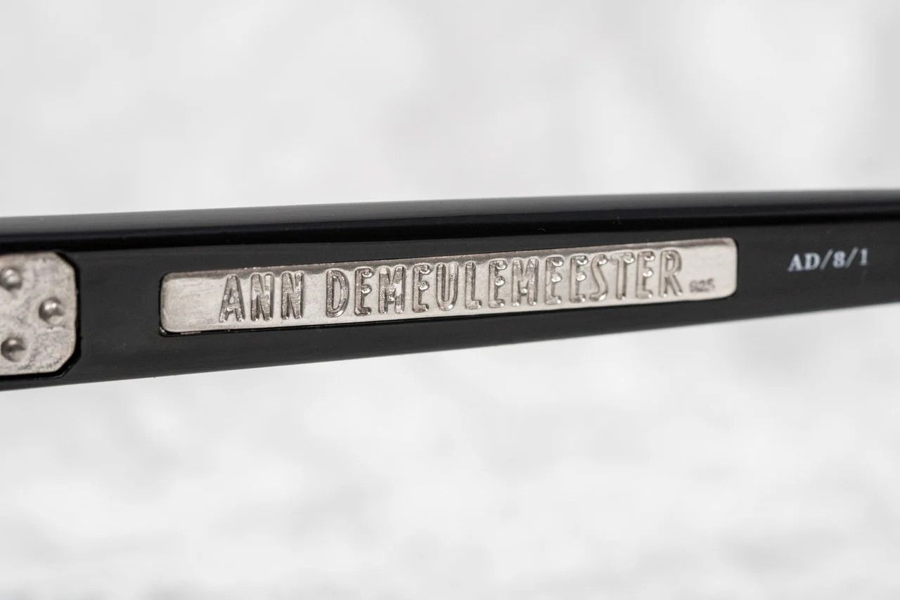 Ann Demeulemeester Ann Demeulemeester Sunglasses Oval Black and Grey Size ONE SIZE - 9 Thumbnail
