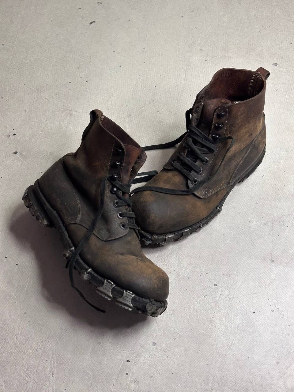 Other Vintage Swiss Army Hobnail WW2 Mountaineering Boots Tricouni Size US 8 / EU 41 - 3 Thumbnail