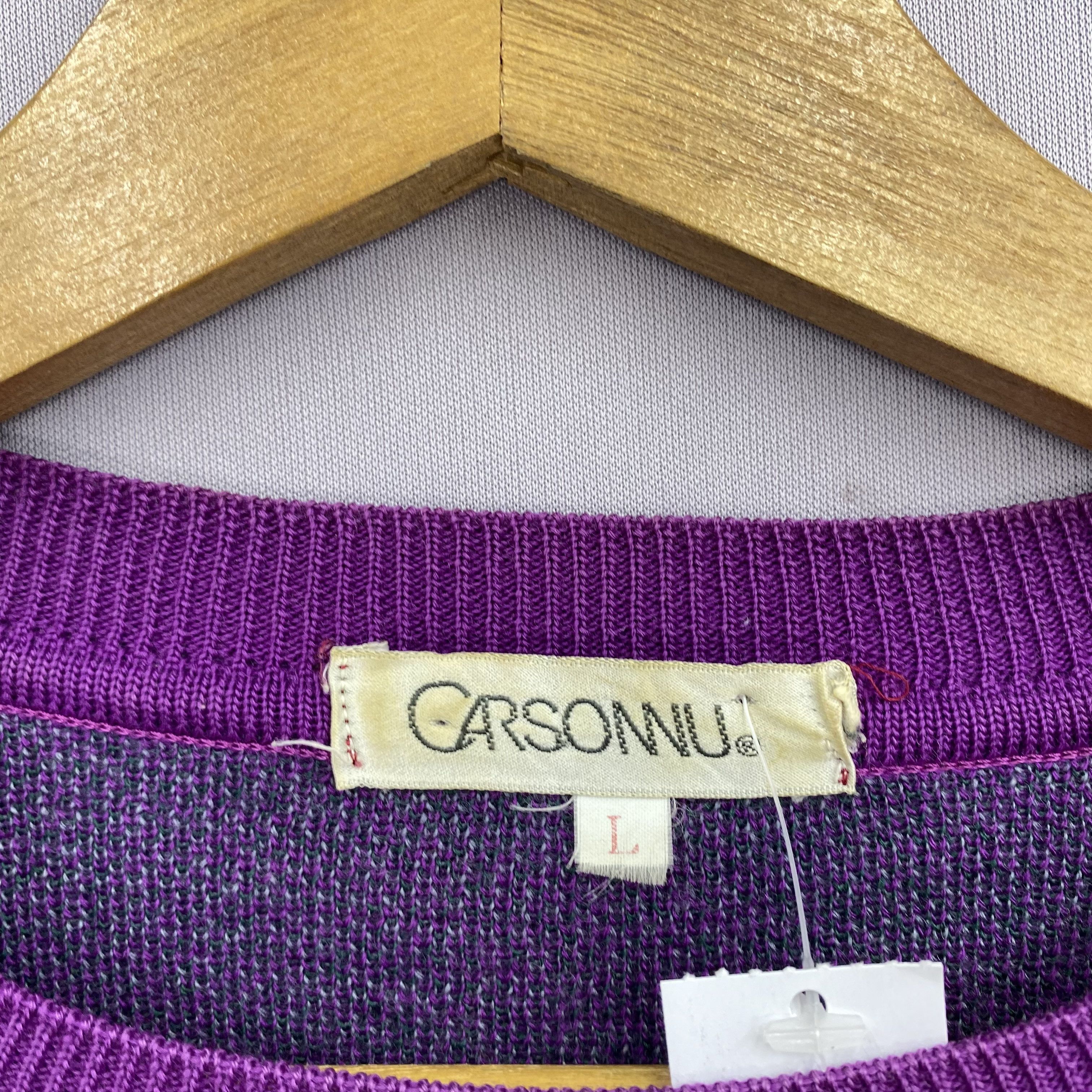 Vintage Vintage Carsonnu Floral Knitwear Sweater Sweatshirt GF20430 Size US XS / EU 42 / 0 - 5 Thumbnail