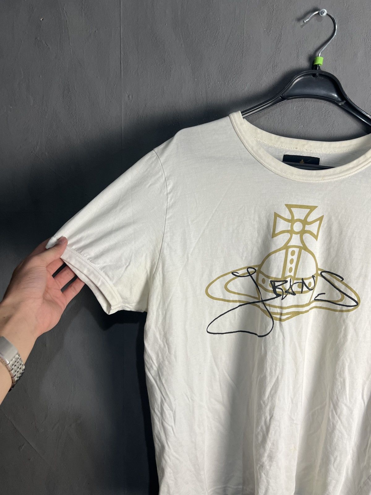 Vivienne Westwood VIVIENNE WESTWOOD T-SHIRT BIG LOGO GRAPHIC DESIGN Size US XL / EU 56 / 4 - 2 Thumbnail