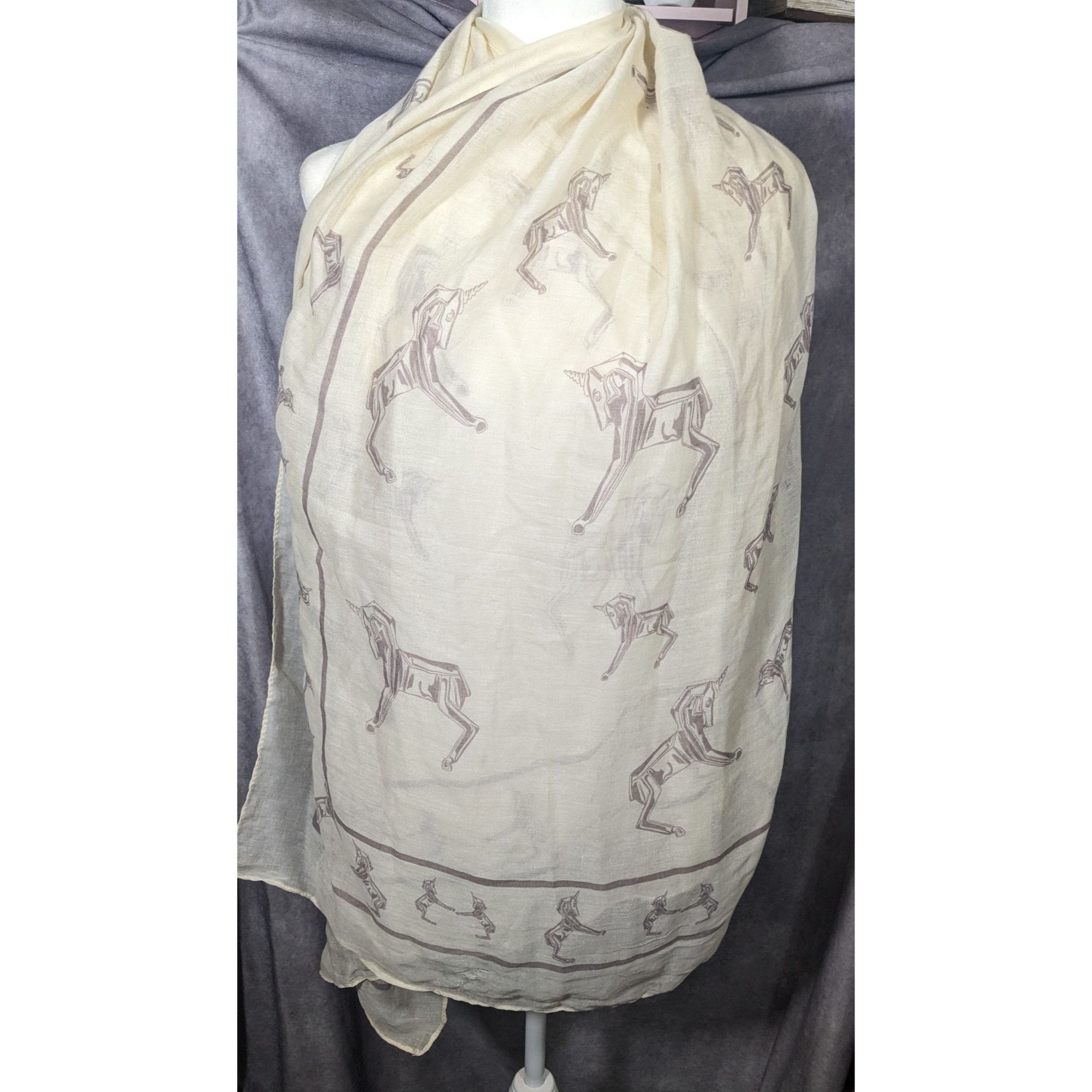 Other Max Bisjoux Magix The Unicorn Lightweight Scarf Size ONE SIZE - 9 Thumbnail