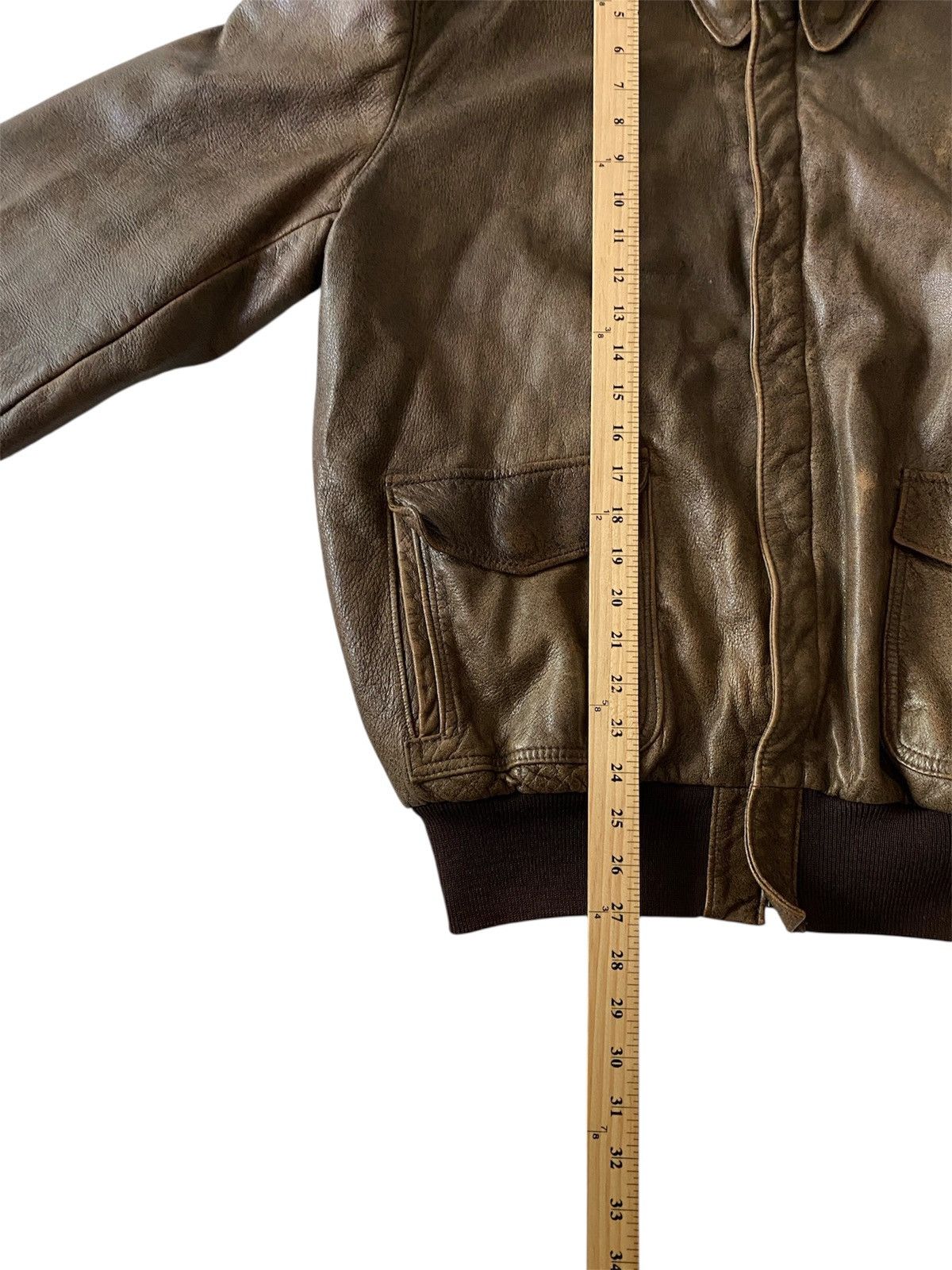 L.L. Bean Vintage LL Bean Jacket Leather Made In USA Brown Men’s Large Size US L / EU 52-54 / 3 - 5 Thumbnail