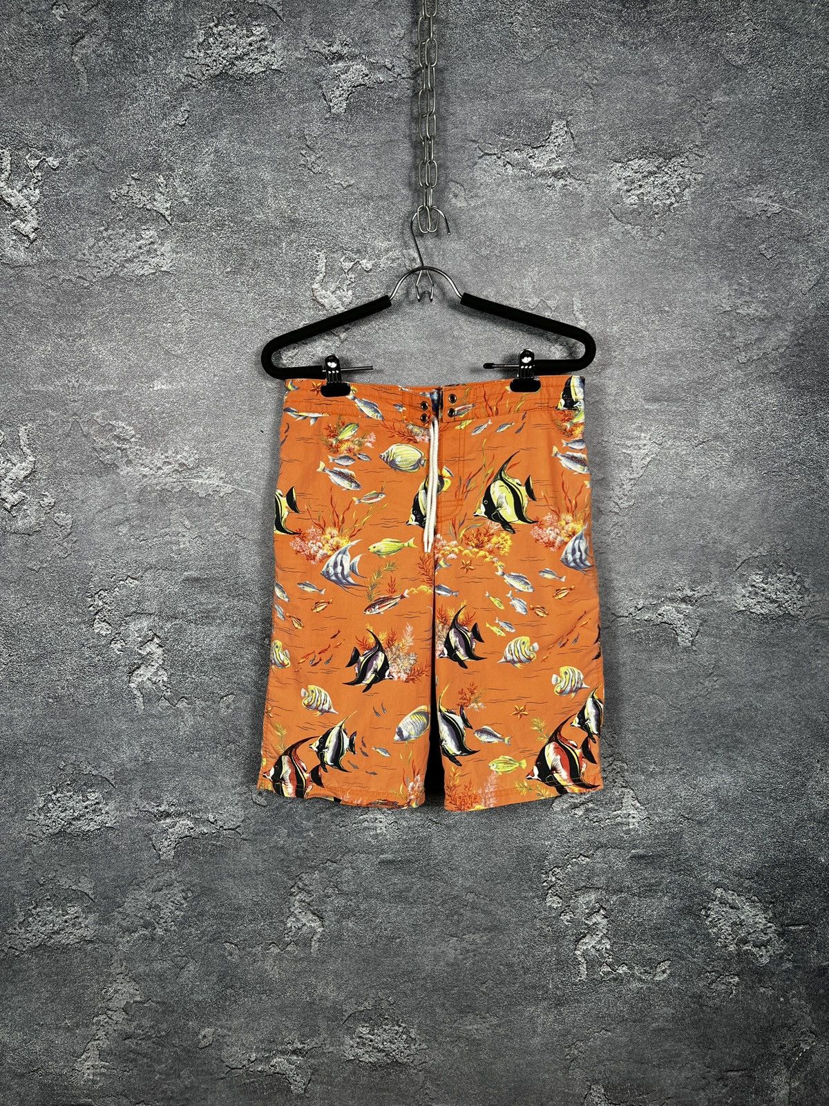 Polo Ralph Lauren Vintage Ralph Lauren All Over Fish Print Swim Shorts Size S Size US 30 / EU 46 - 1 Thumbnail