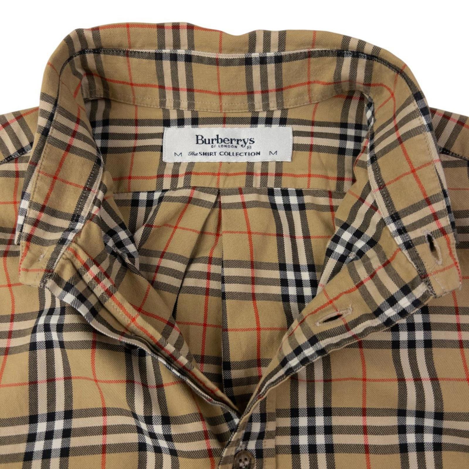 Burberry Vintage Burberry Nova Check Long Sleeve Shirt Size M Size US M / EU 48-50 / 2 - 4 Thumbnail
