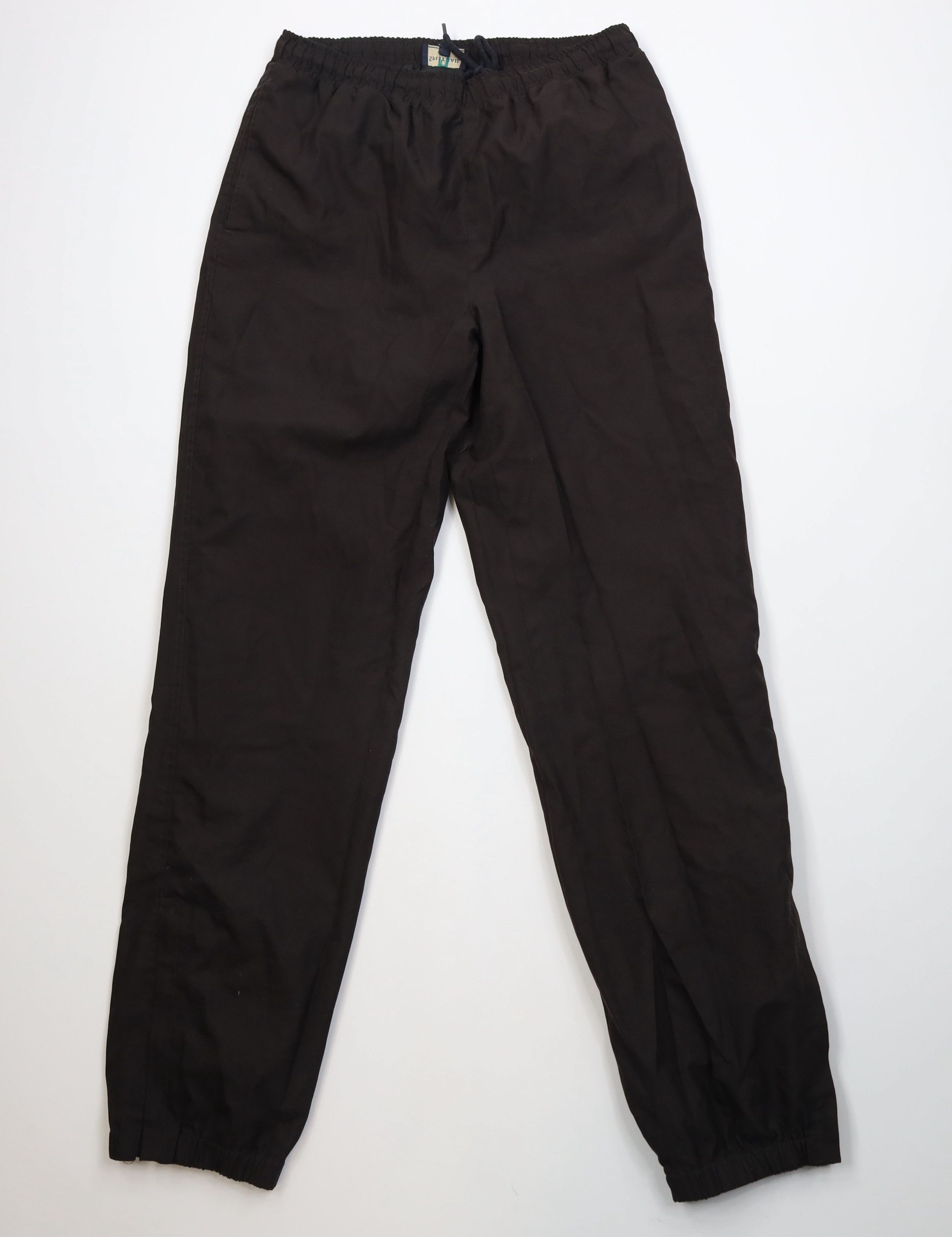 Vintage Vintage 90s Streetwear Microfiber Joggers Pants Dark Brown Size US 36 / EU 52 - 1 Thumbnail