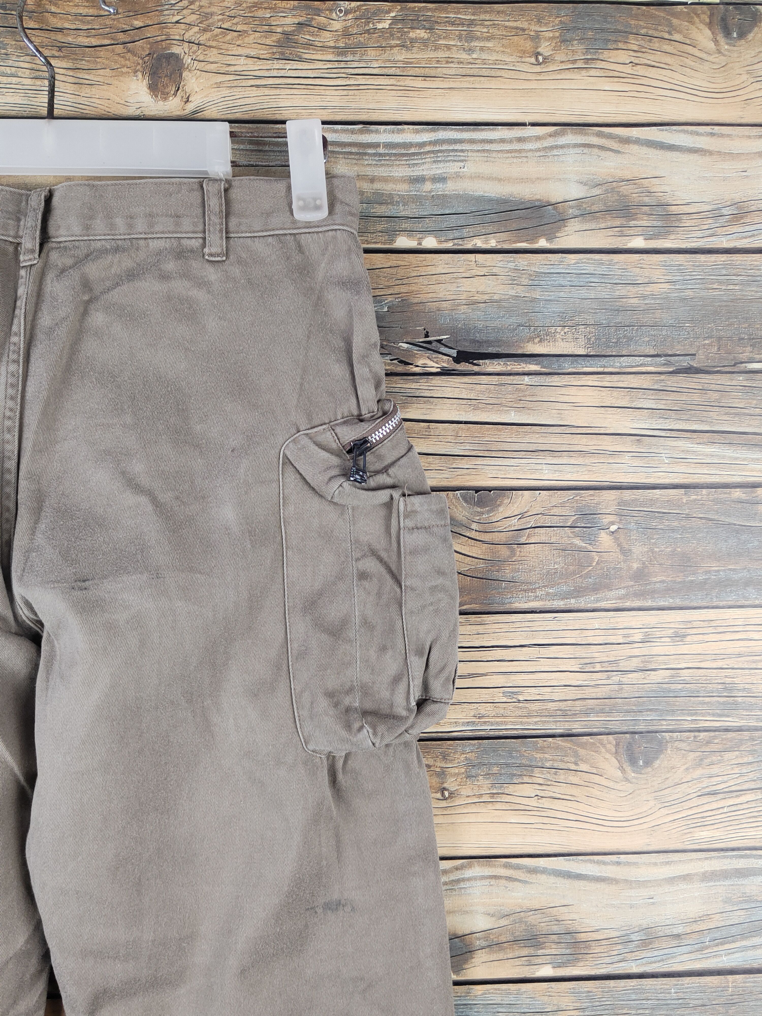 Japanese Brand DL Wallers Beige Multipocket Cargo Pants #2615 Size US 28 / EU 44 - 10 Thumbnail