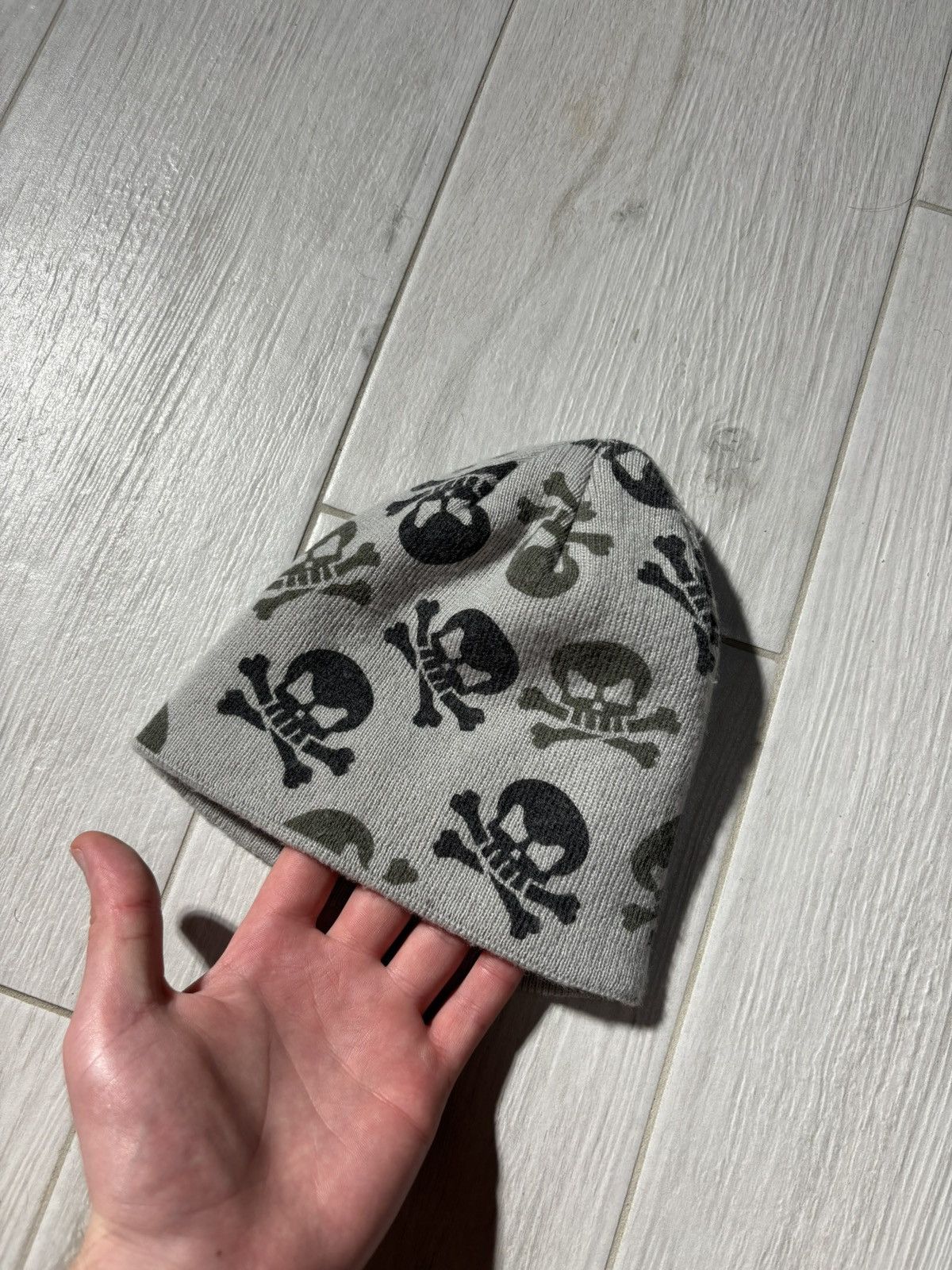 No Fear Vintage No Fear Beanie Hat Rap Skull All Over Printed Y2K Size ONE SIZE - 3 Thumbnail
