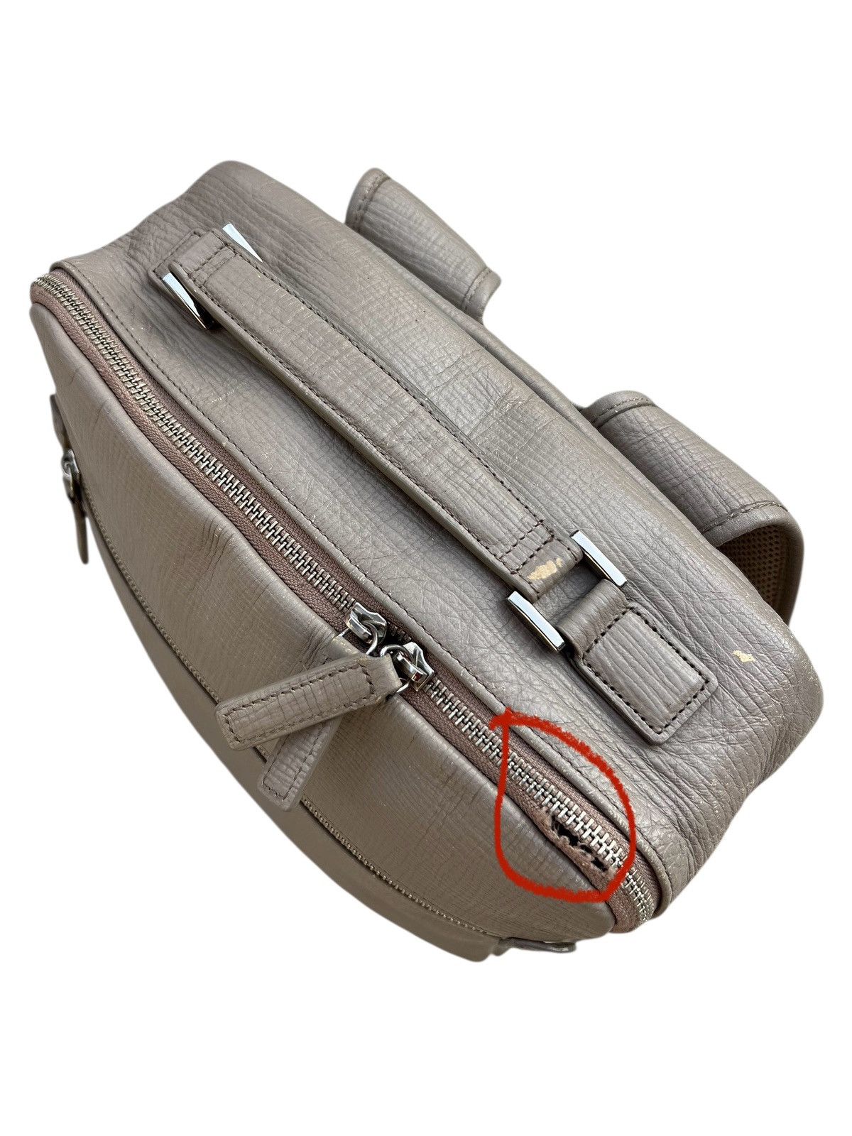 Leather Five Woods Japan Scratches Patina Leather Backpack Bag Size ONE SIZE - 19 Thumbnail