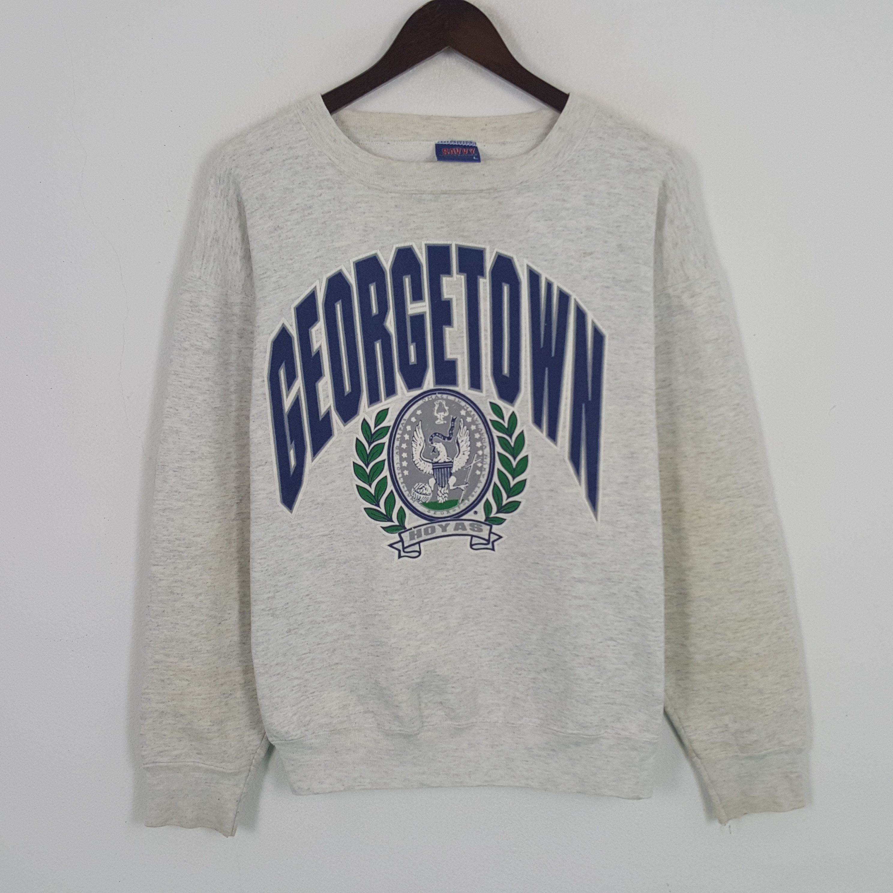 Vintage Vintage Georgetown Sweatshirt Size US L / EU 52-54 / 3 - 1 Thumbnail