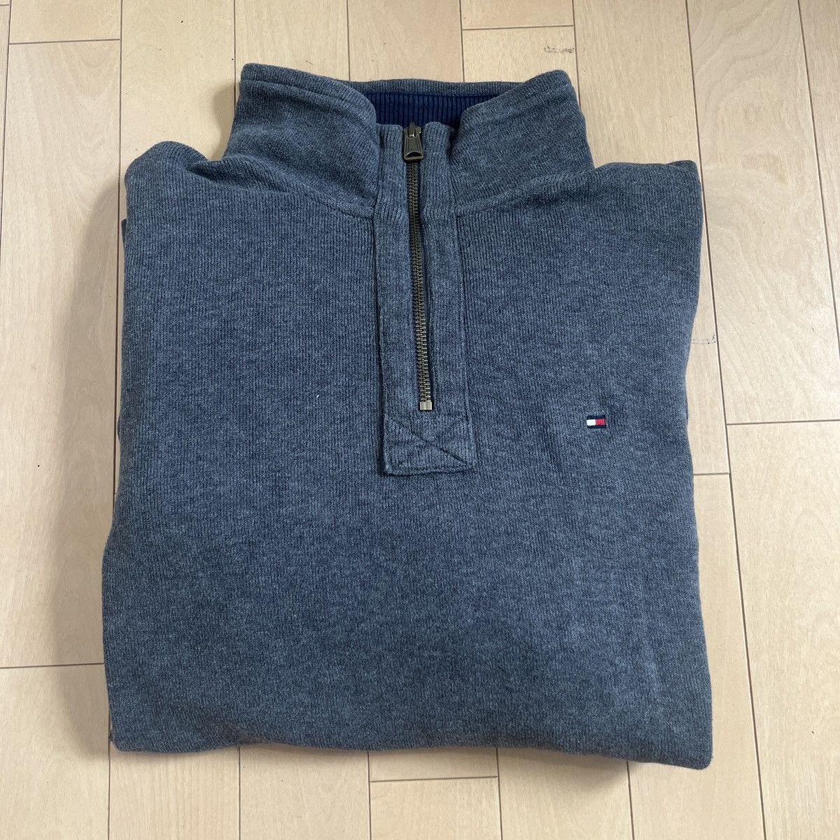 Tommy Hilfiger TOMMY HILFIGER HALF ZIP SWEATER Size US L / EU 52-54 / 3 - 8 Thumbnail