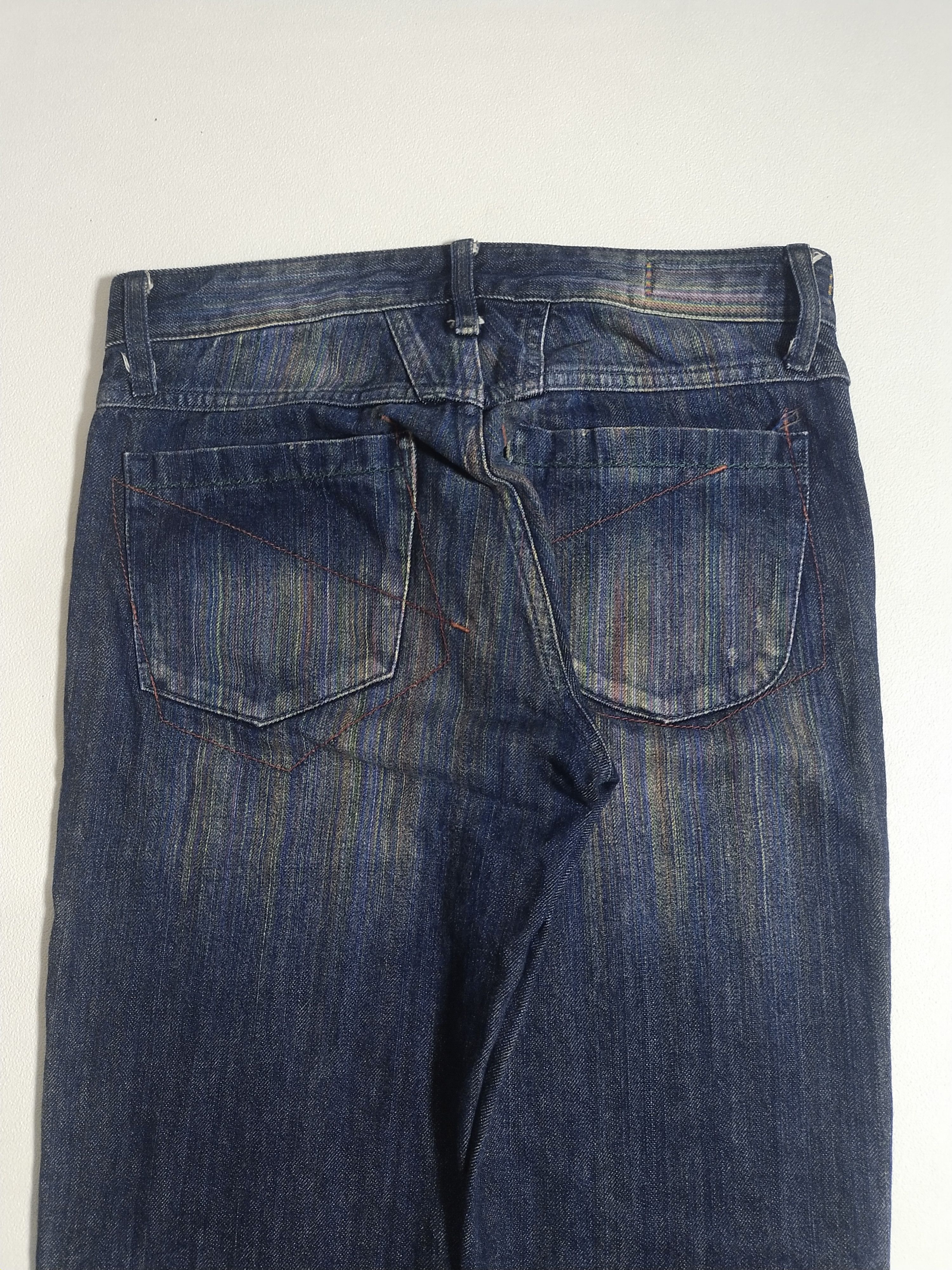 Marithe + Francois Girbaud Vintage Marithé François Girbaud Rainbow Wash Jeans Size US 30 / EU 46 - 8 Thumbnail