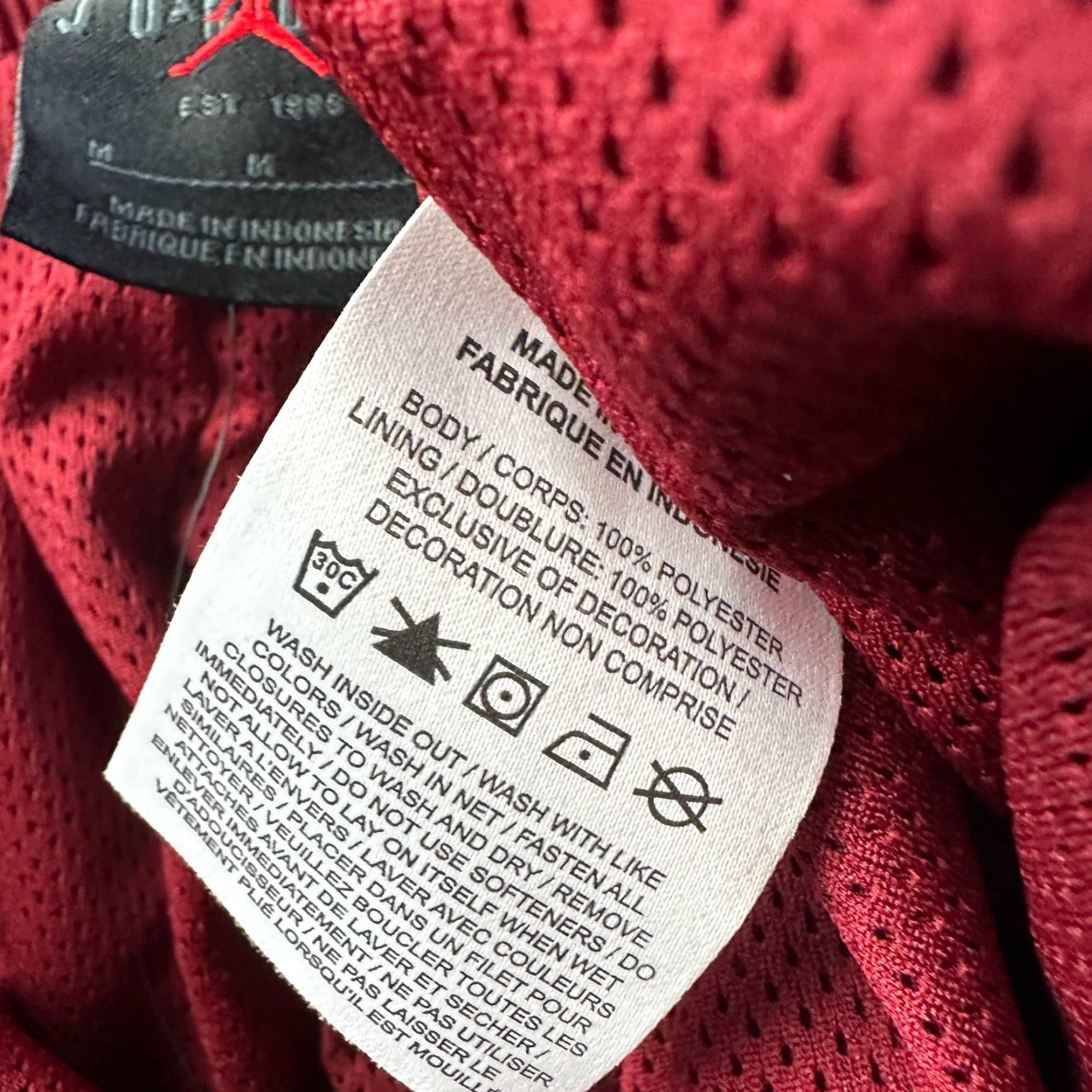 Nike Nike Jordan Shorts Mens M Red Size US 31 - 5 Thumbnail