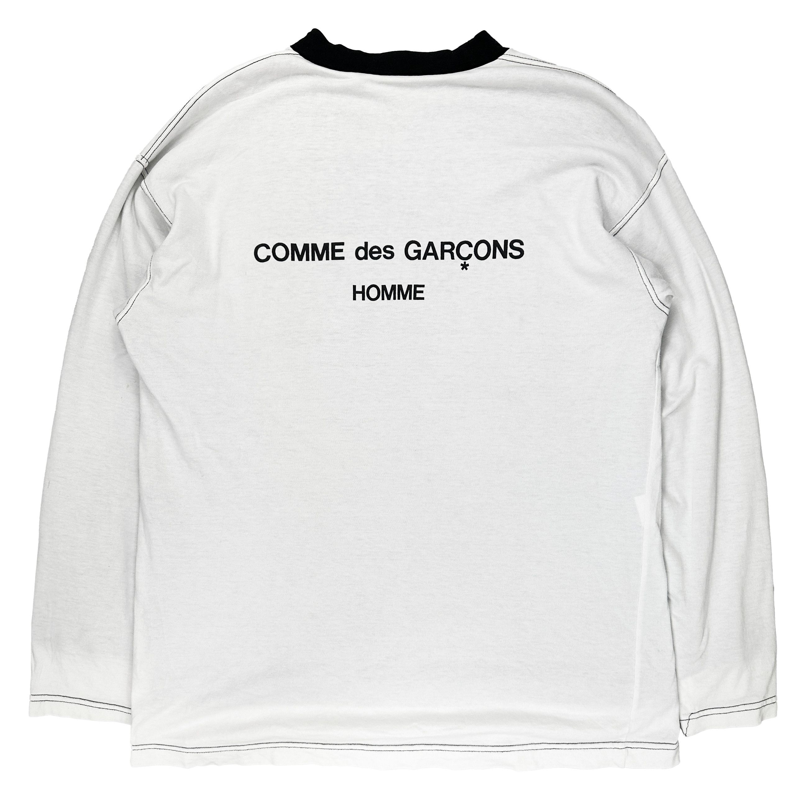 Comme des Garcons Homme Plus AD2001 Reversible Long Sleeve Logo Shirt Size US M / EU 48-50 / 2 - 1 Thumbnail