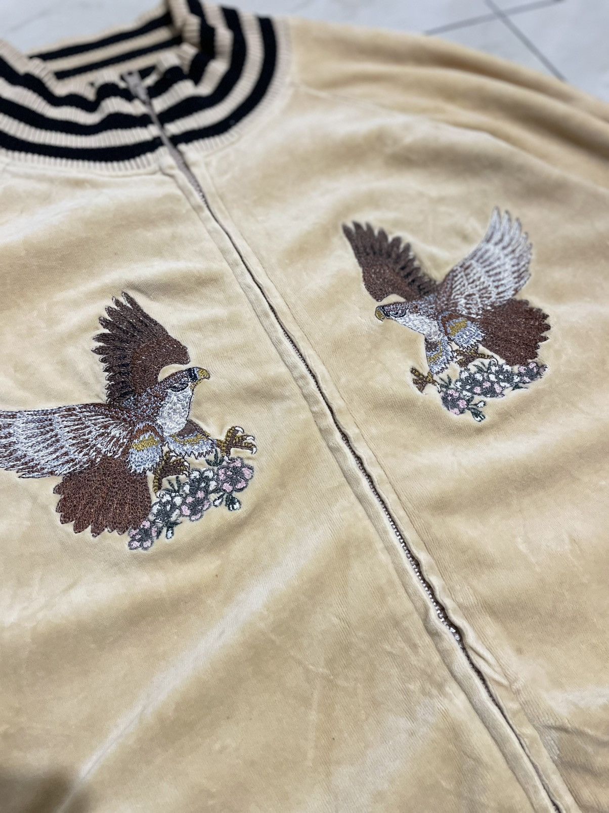 Karakuri Tamashii Kara Kuri Generation Embroidered Sukajan Jacket Size US L / EU 52-54 / 3 - 3 Thumbnail