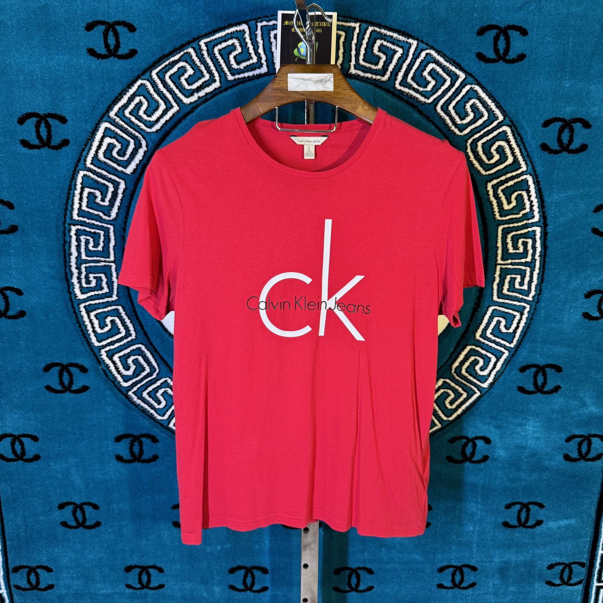 Calvin Klein THE ICONIC CALVIN KLEIN LOGOS SCRIPT SHIRT Size US L / EU 52-54 / 3 - 1 Preview