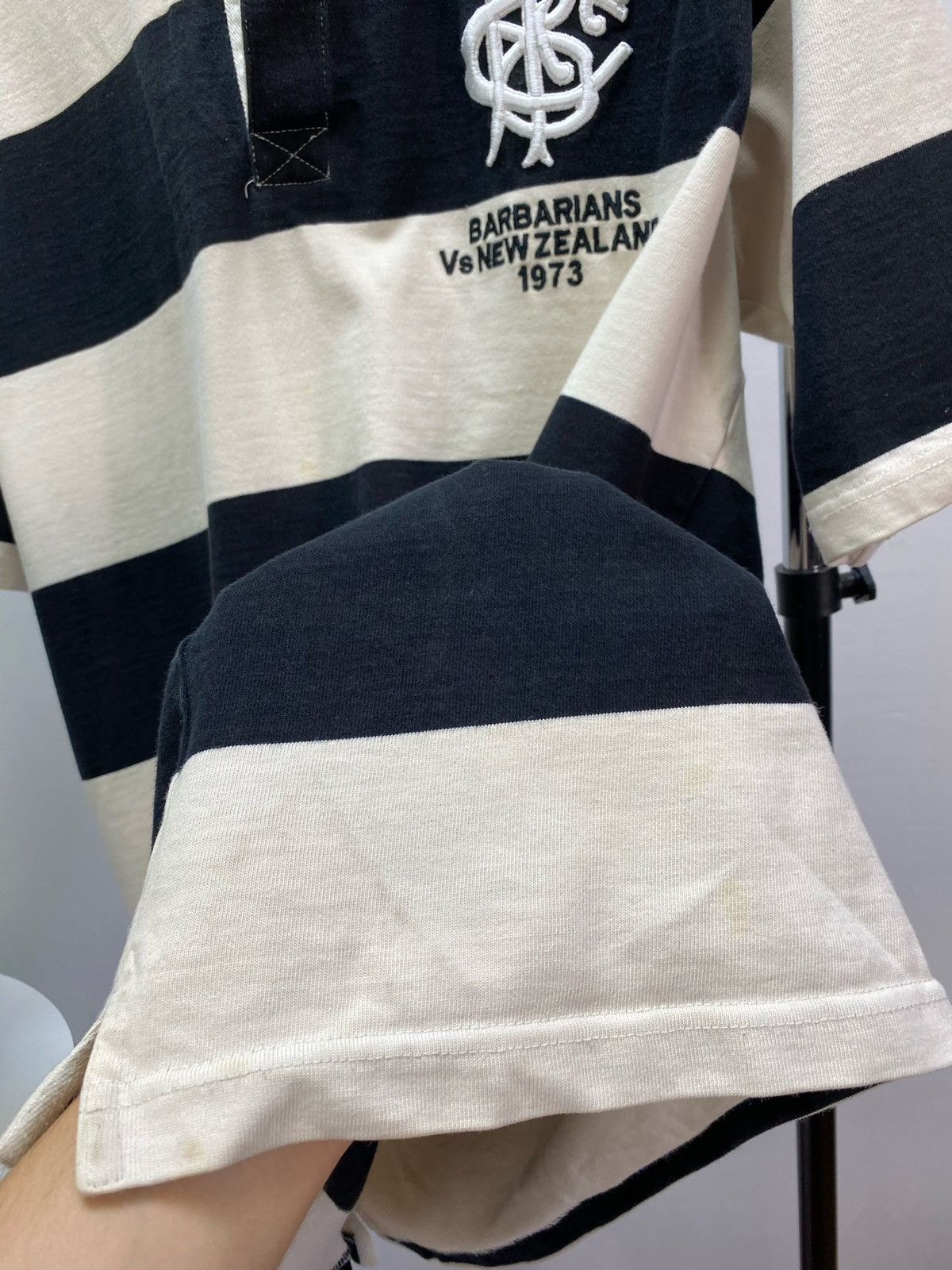 Other Cotton Traders Barbarians VS New Zealand 1973 Polo T Shirt Size US L / EU 52-54 / 3 - 11 Thumbnail