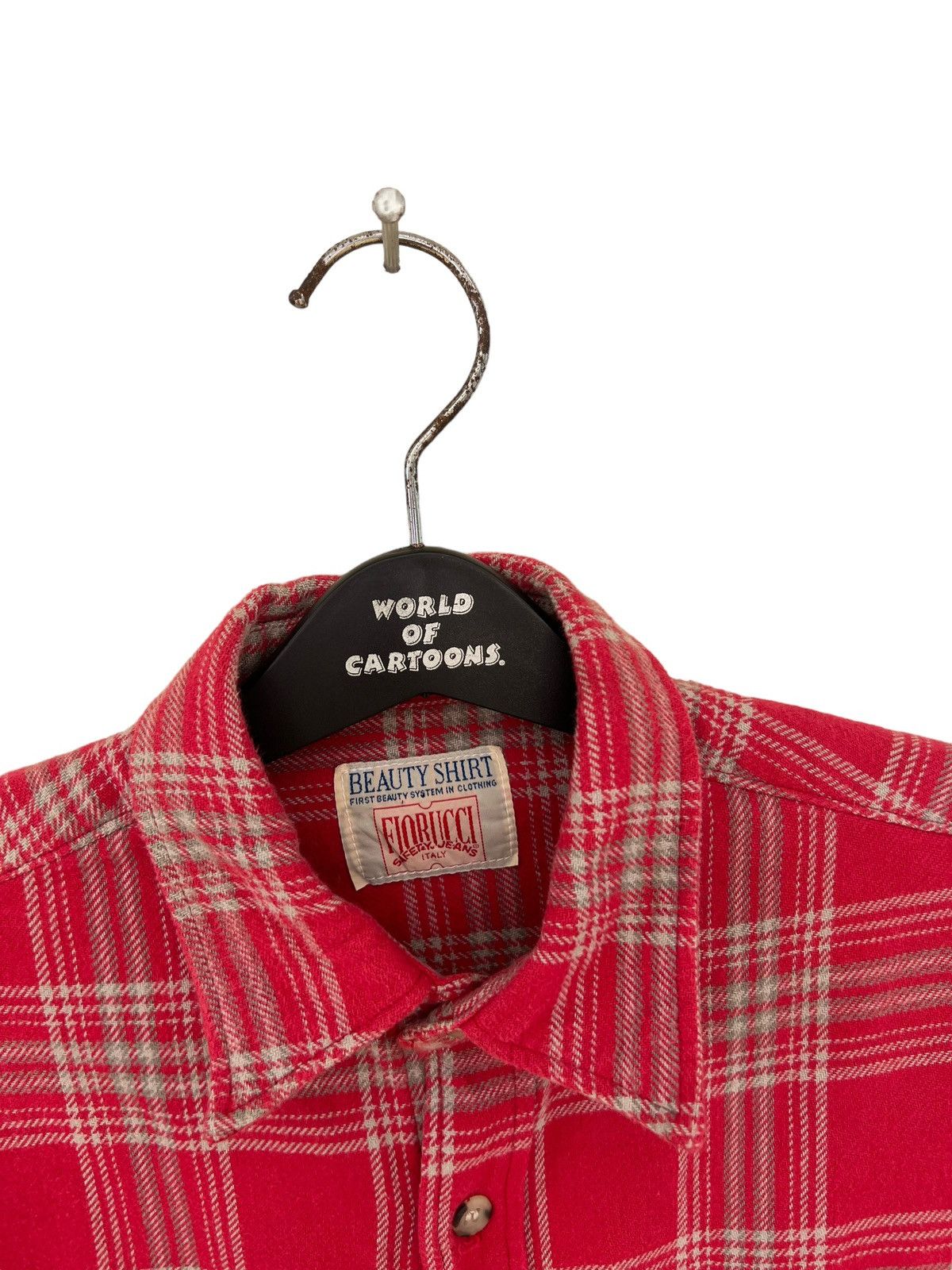 Fiorucci Vintage Fiorucci Safety Jeans Italy Check Flannel Shirt Size US M / EU 48-50 / 2 - 7 Thumbnail