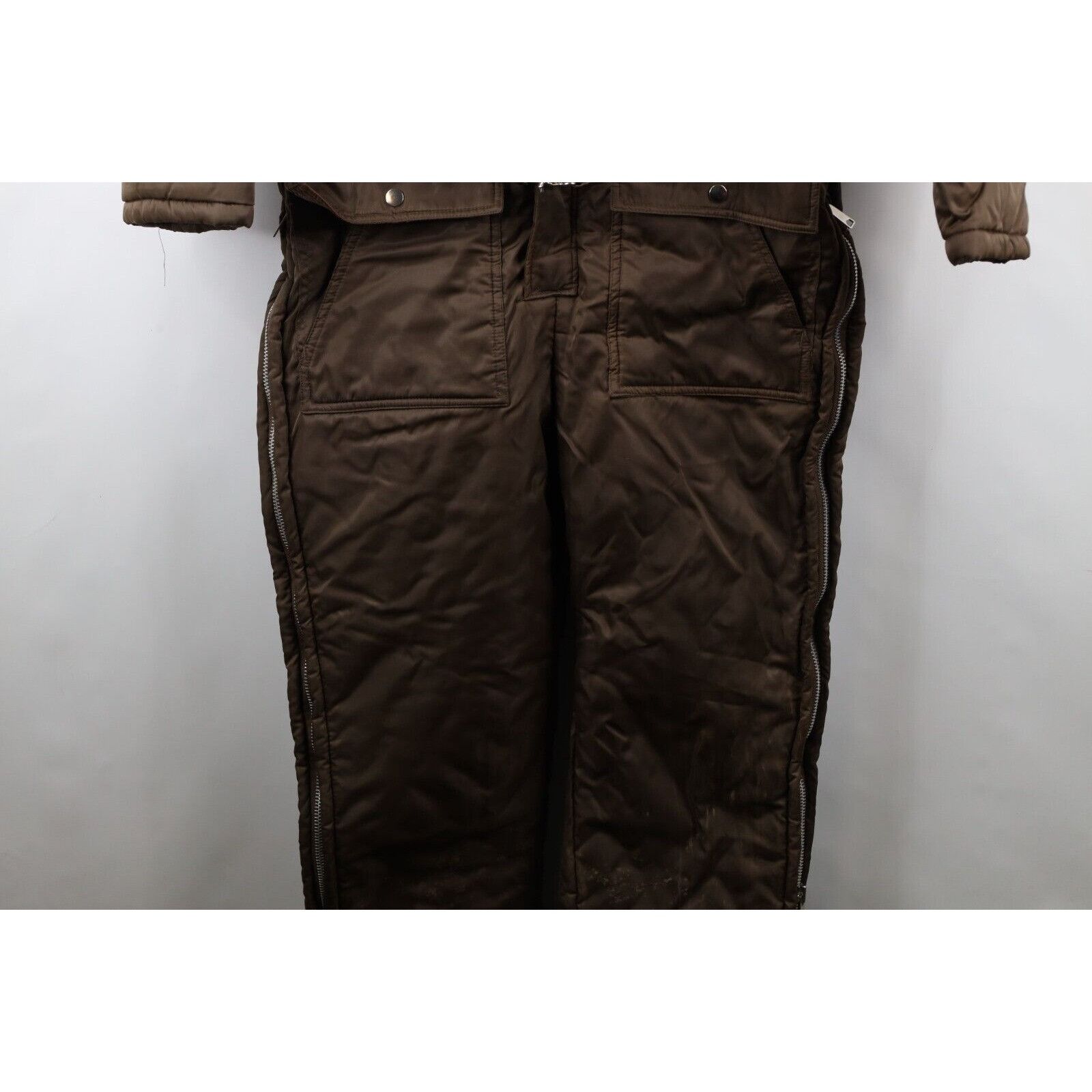 Vintage Vintage 70s Streetwear Quilted Hooded Snowmobile Snow Suit Size US L / EU 52-54 / 3 - 4 Thumbnail