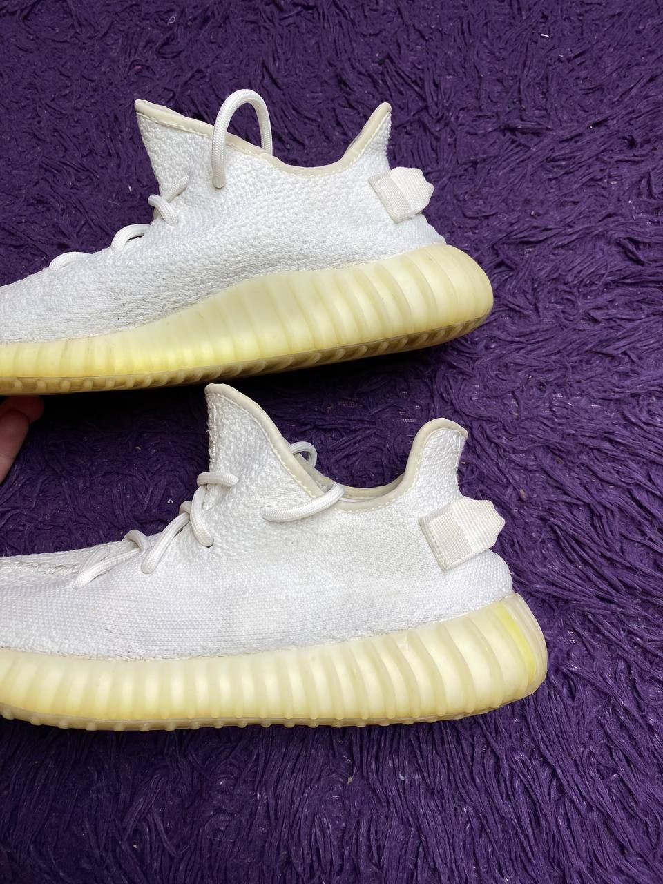 Adidas Cream White Yeezys Adidas Yeezy Boost 350 V Size US 7.5 / EU 40-41 - 5 Thumbnail