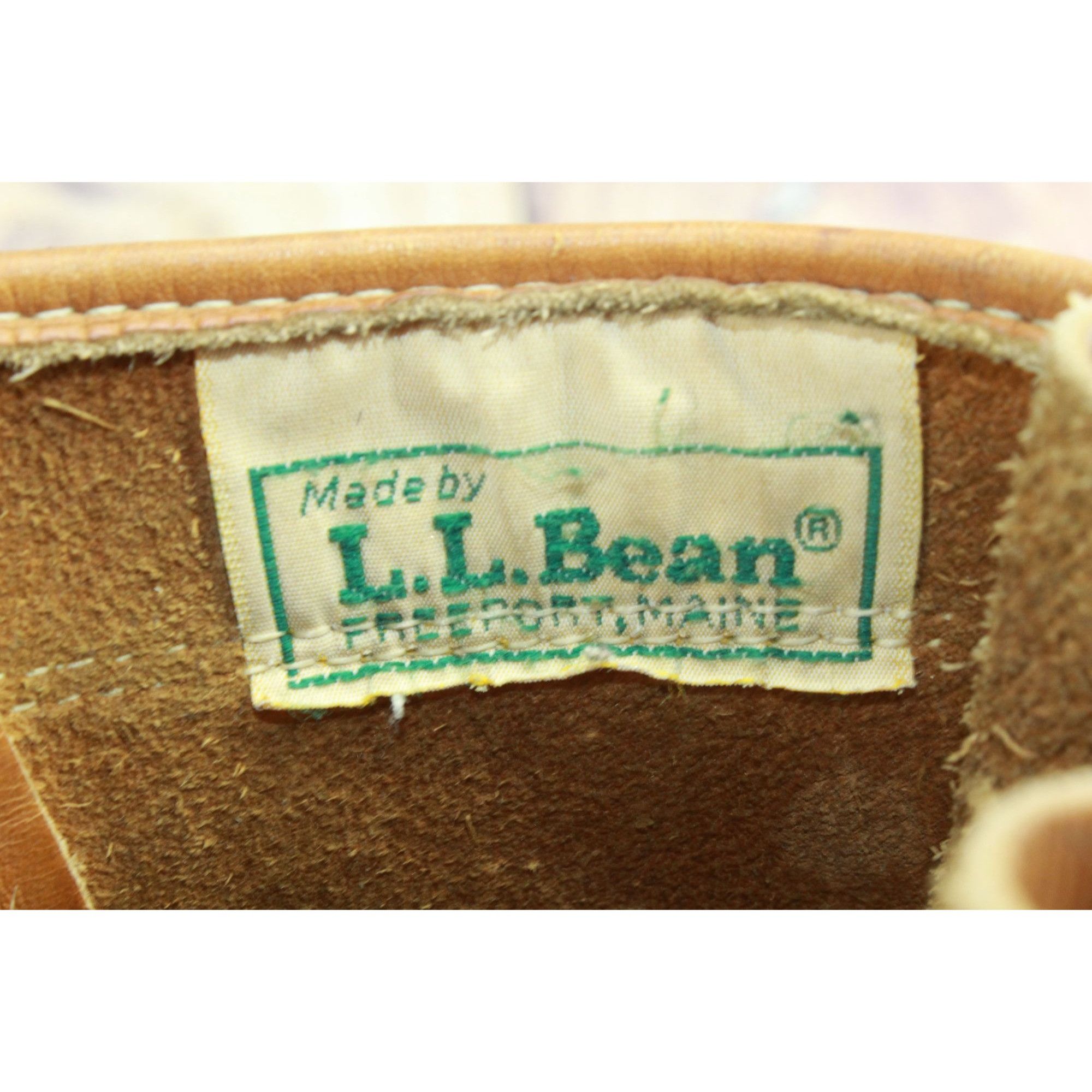 L.L. Bean × Leather Vintage LL Bean Leather Unlined Mid Calf Hunting Duck Boots Size US 5 / IT 35 - 8 Thumbnail