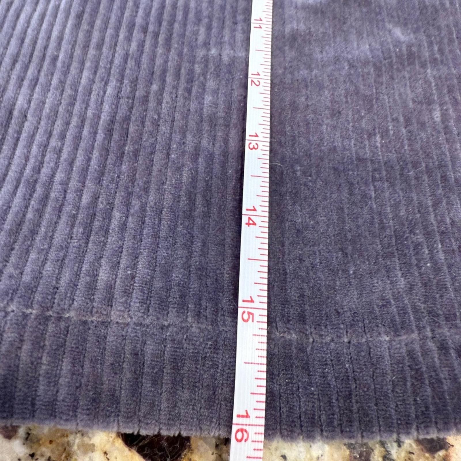 Polo Ralph Lauren POL corduroy mini skirt in gray with lavender undertone SM Size 28" / US 6 / IT 42 - 6 Thumbnail