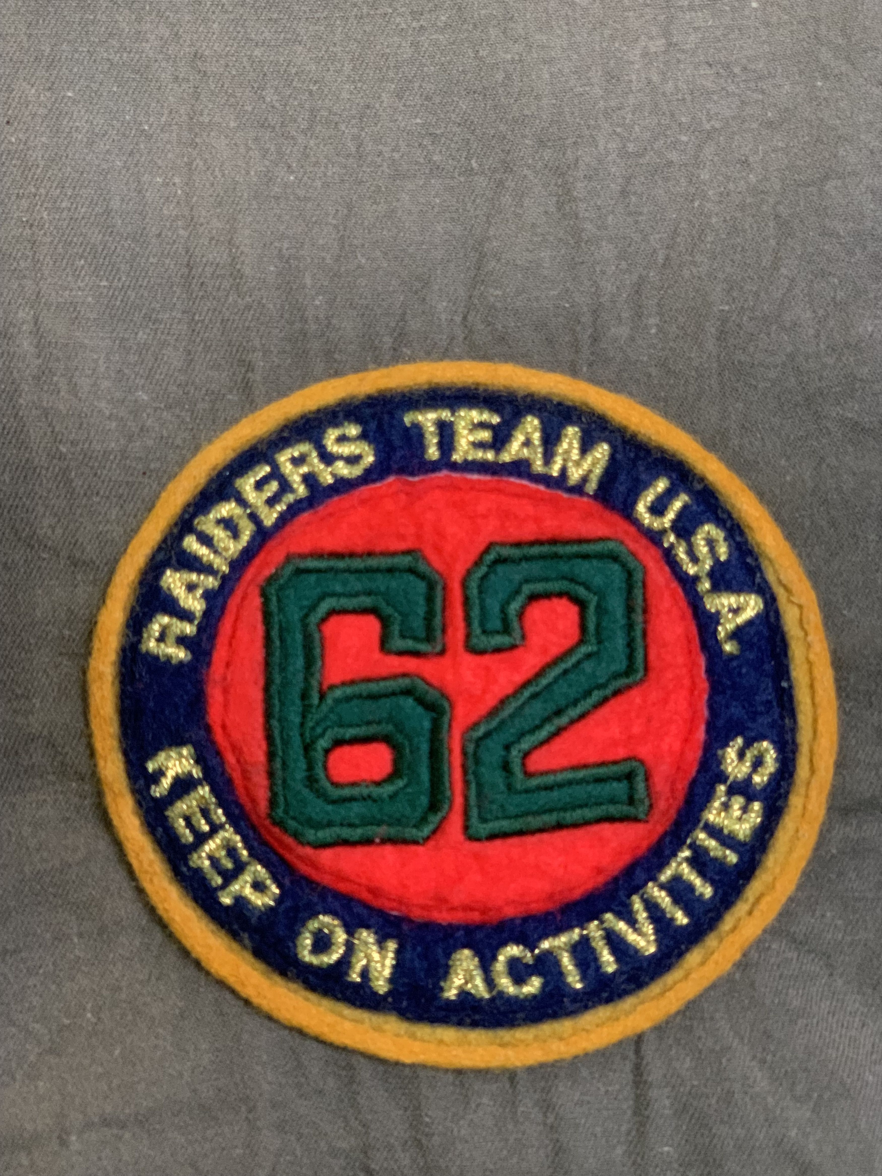 Japanese Brand × Vintage Rare Design Vintage Raiders Team U.S.A. Bomber jackets Size M / US 6-8 / IT 42-44 - 5 Thumbnail