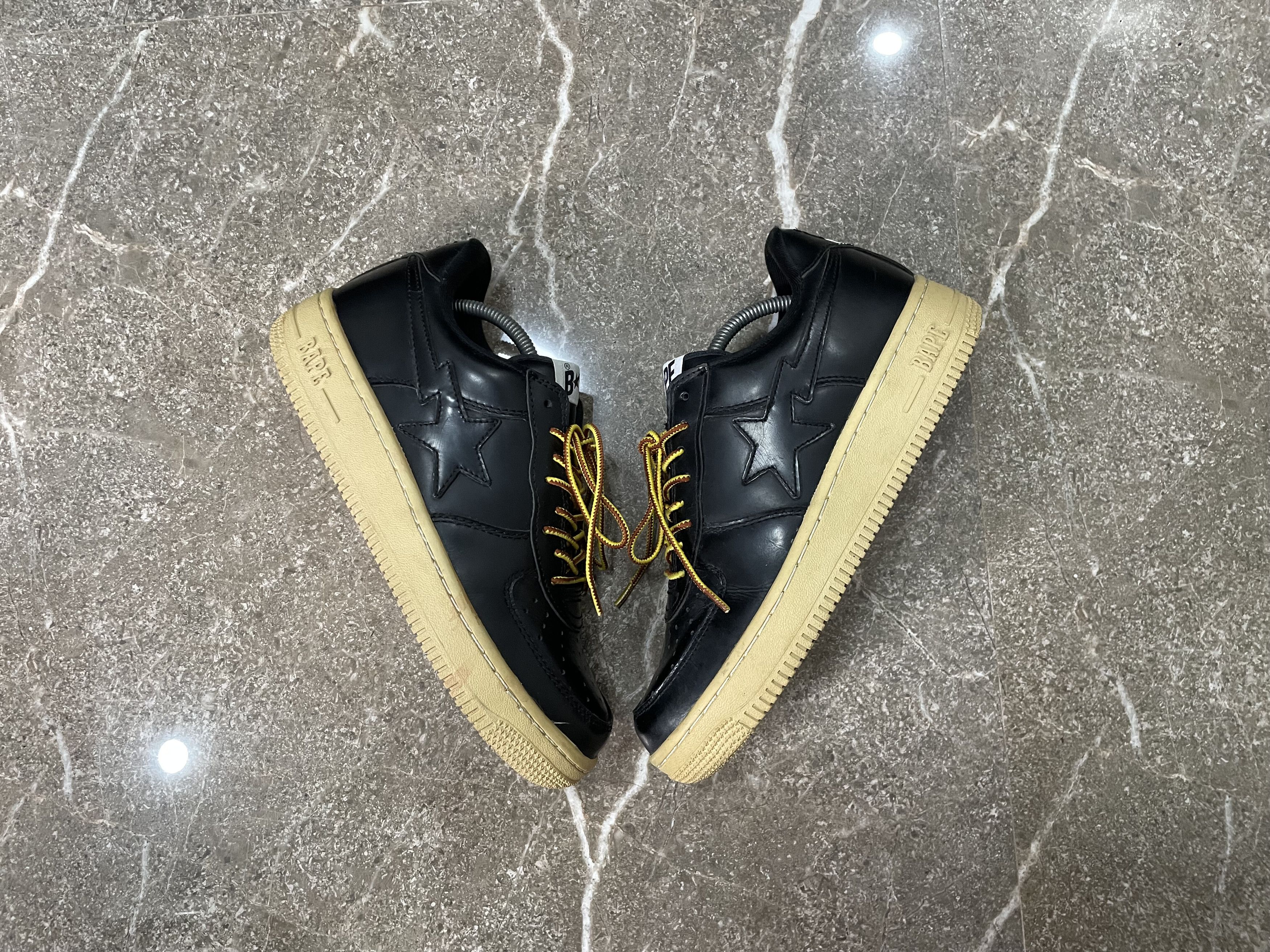 Bape OG GLASS LEATHER BAPESTA Size US 9.5 / EU 42-43 - 10 Thumbnail